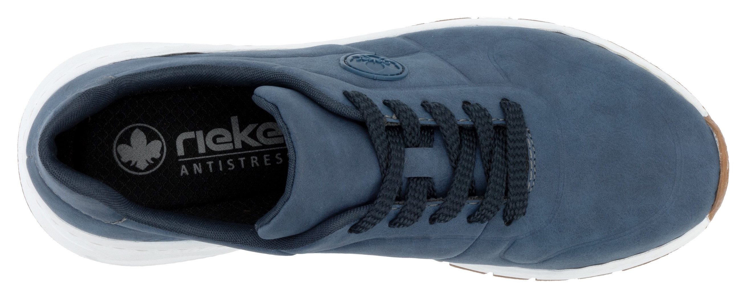 Rieker Sneakers met memosoft-binnenzool, vrijetijdsschoen, lage schoen, veterschoen