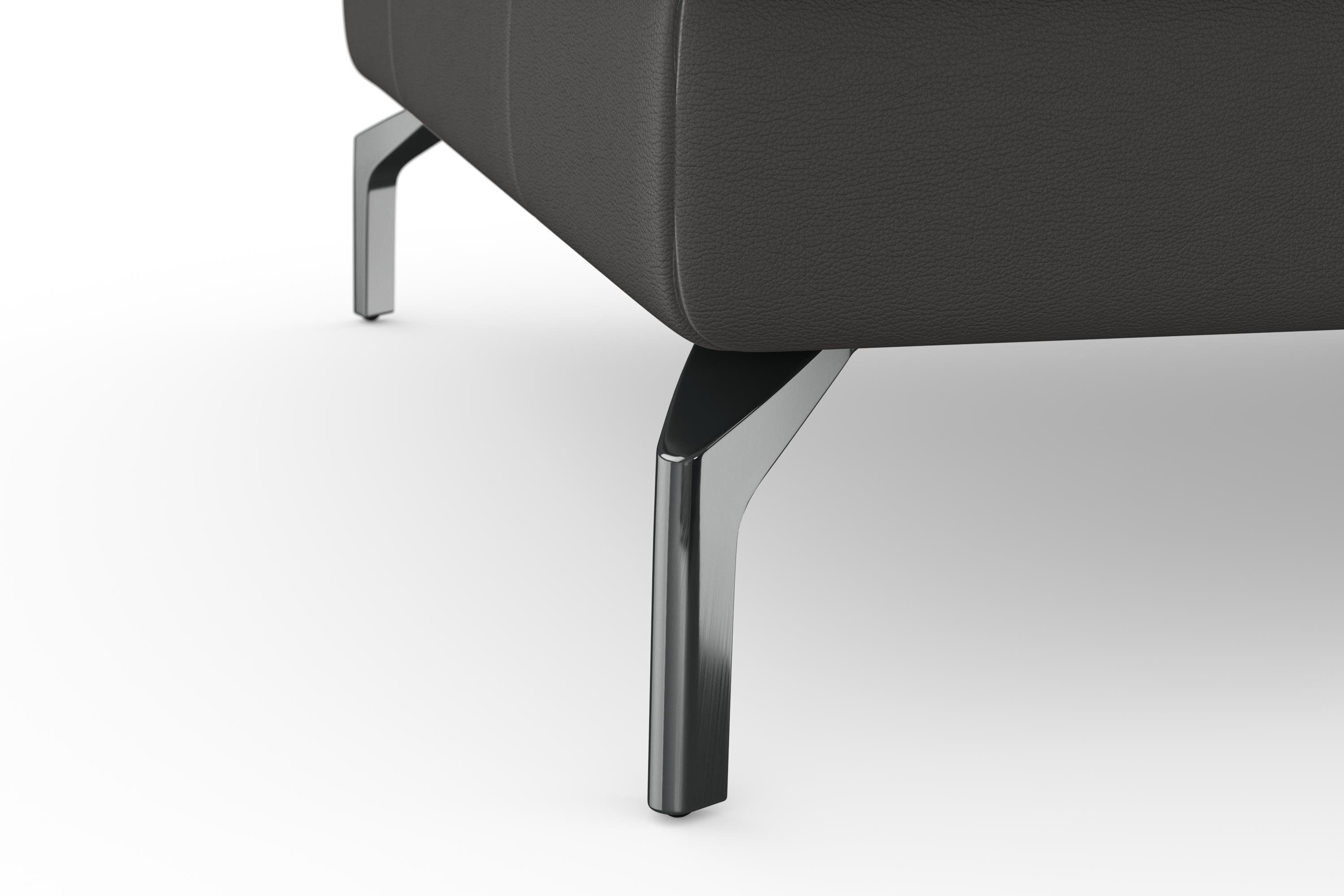 sit&more Hoekbank Bendigo L-vorm inclusief zitdiepteverstelling, bodemvrijheid 15 cm, 2 pootkleuren