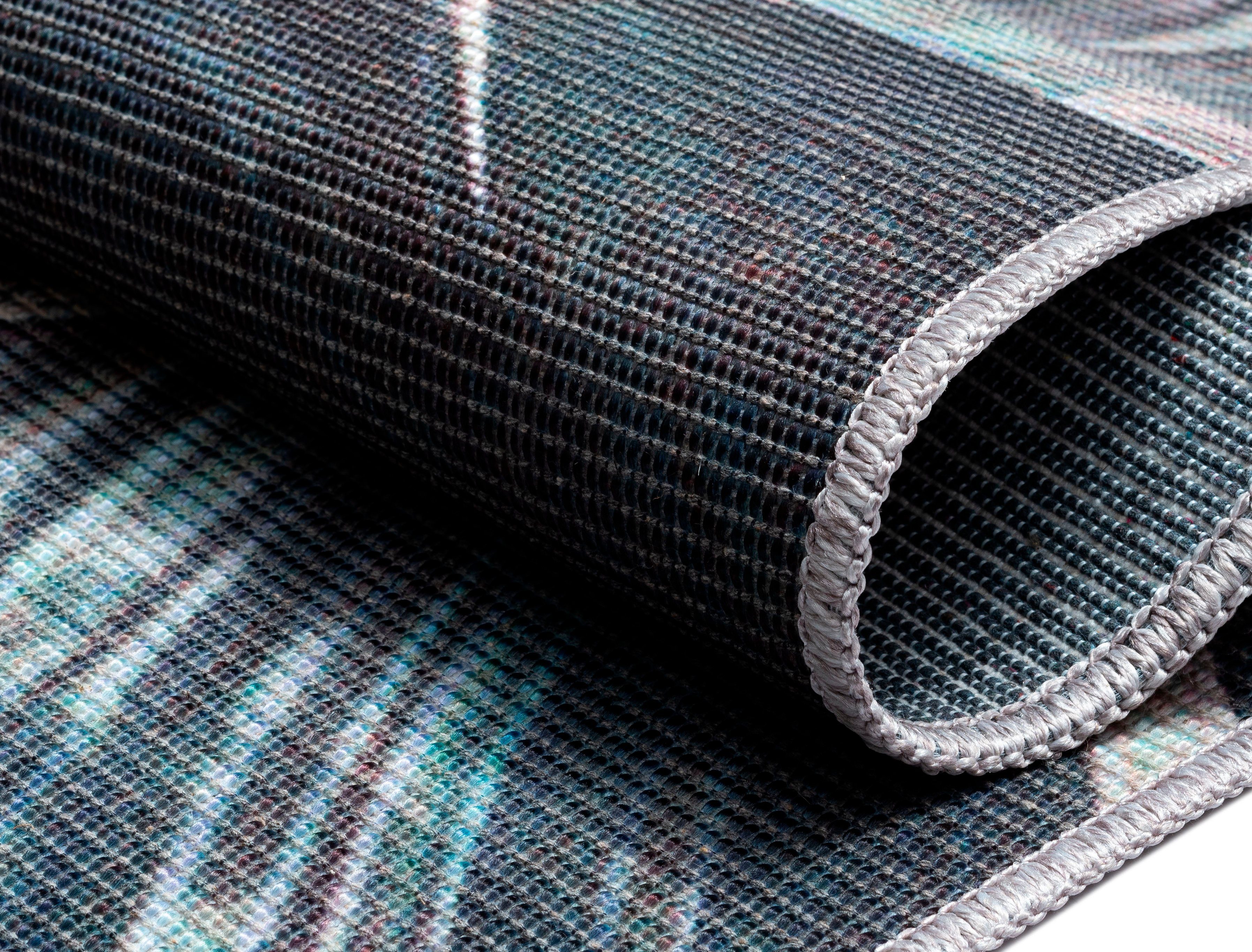 Myflair Möbel & Accessoires Vloerkleed Luc bedrukt, veren, modern ontwerp, geschikt voor binnen- en buitengebruik, wasbaar