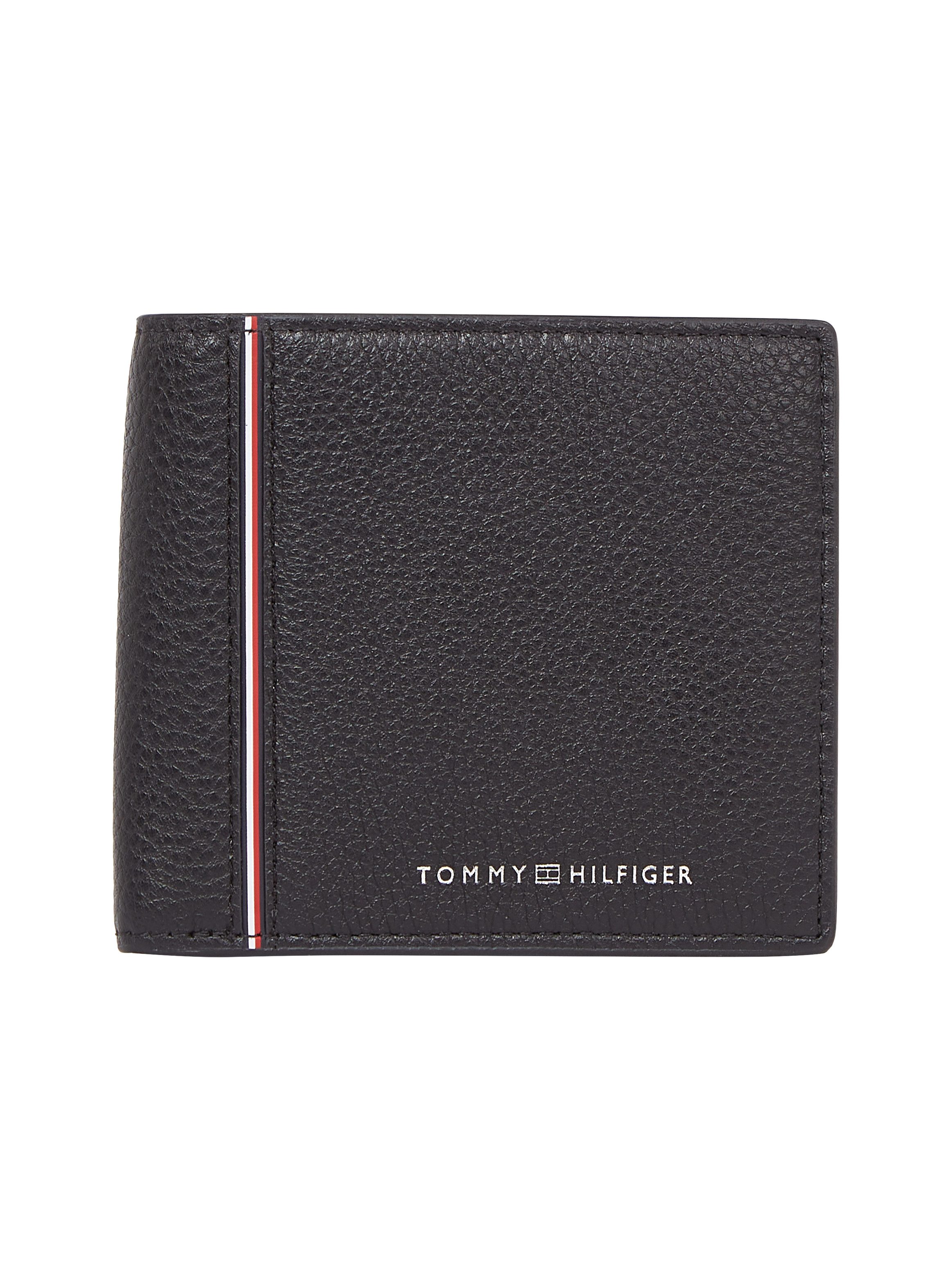 Tommy Hilfiger Portemonnee TH CORP CC AND COIN , heren portemonnee, portemonnee, kaartenetui met kleurrijke strepen heren portemonnees maat 10 cm