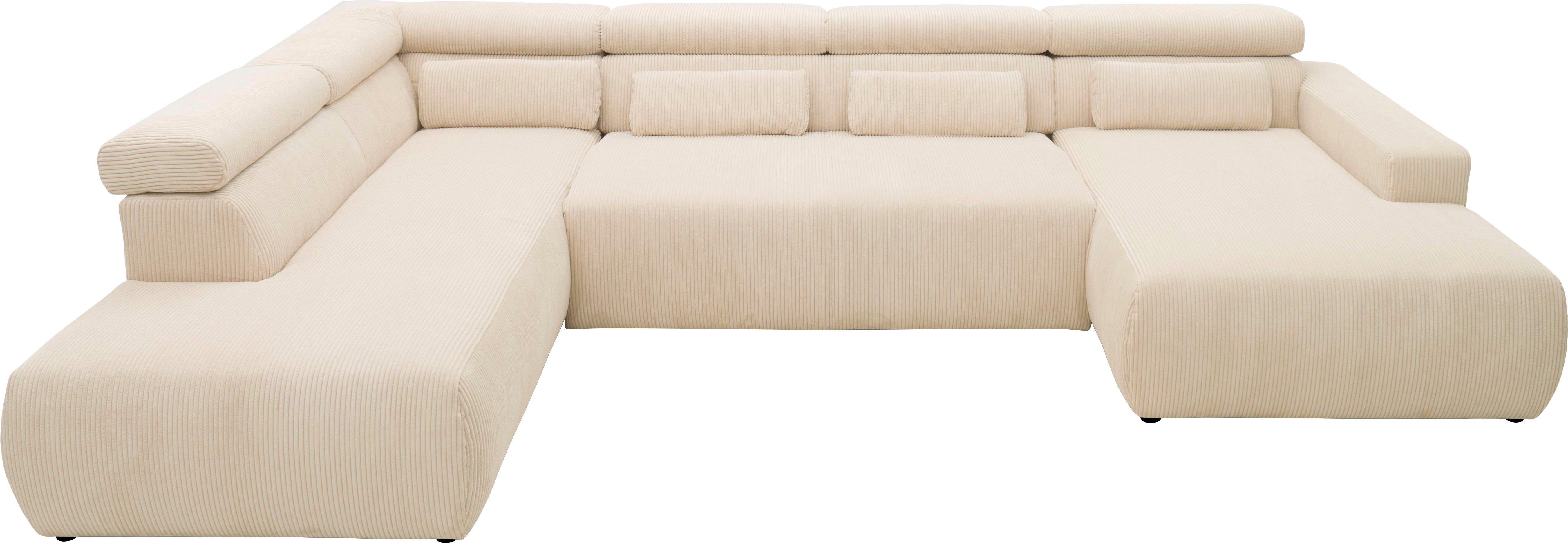 DOMO collection Zithoek Brandon veel bekledingssoorten, ook in cord en leer, incl. nierenkussen