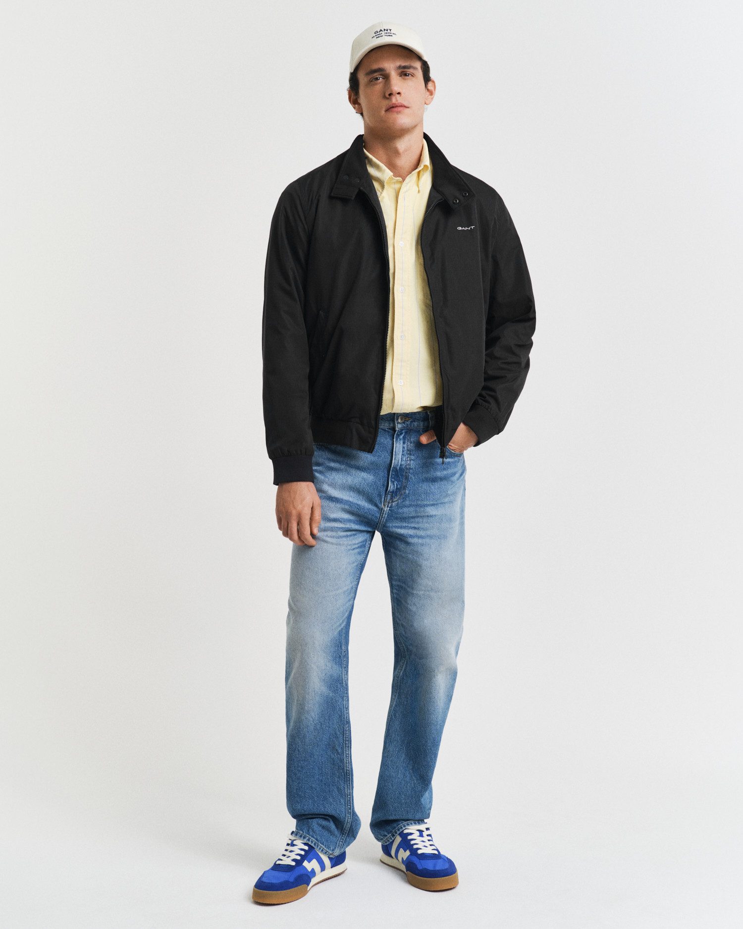Gant Blouson Lichte getailleerde Jas weerbestendige Harrington Jas Klassiek