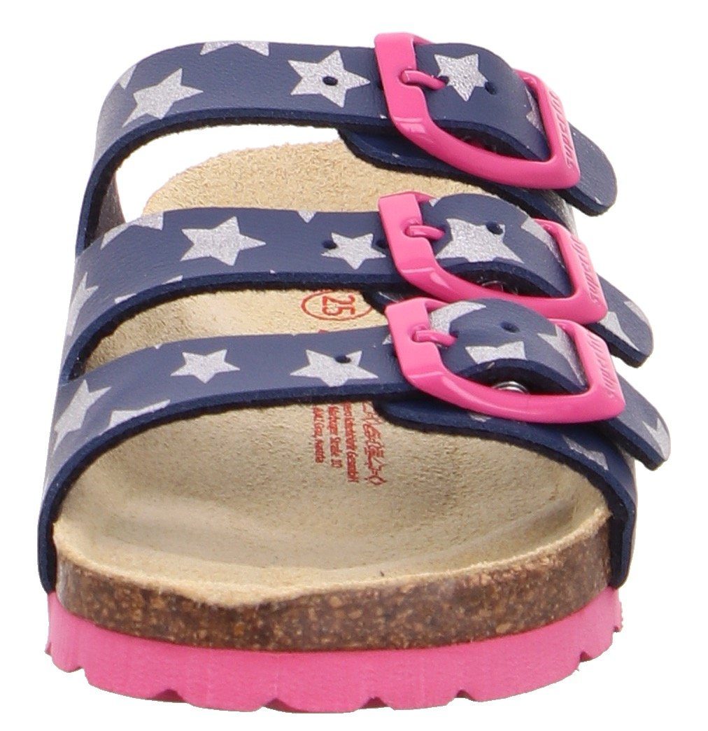 Superfit Pantoffels Voetbedsandalen WMS: middel Slippers, huisschoen met allover print, maat sjabloon om te downloaden