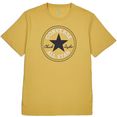 converse t-shirt nova chuck patch tee geel
