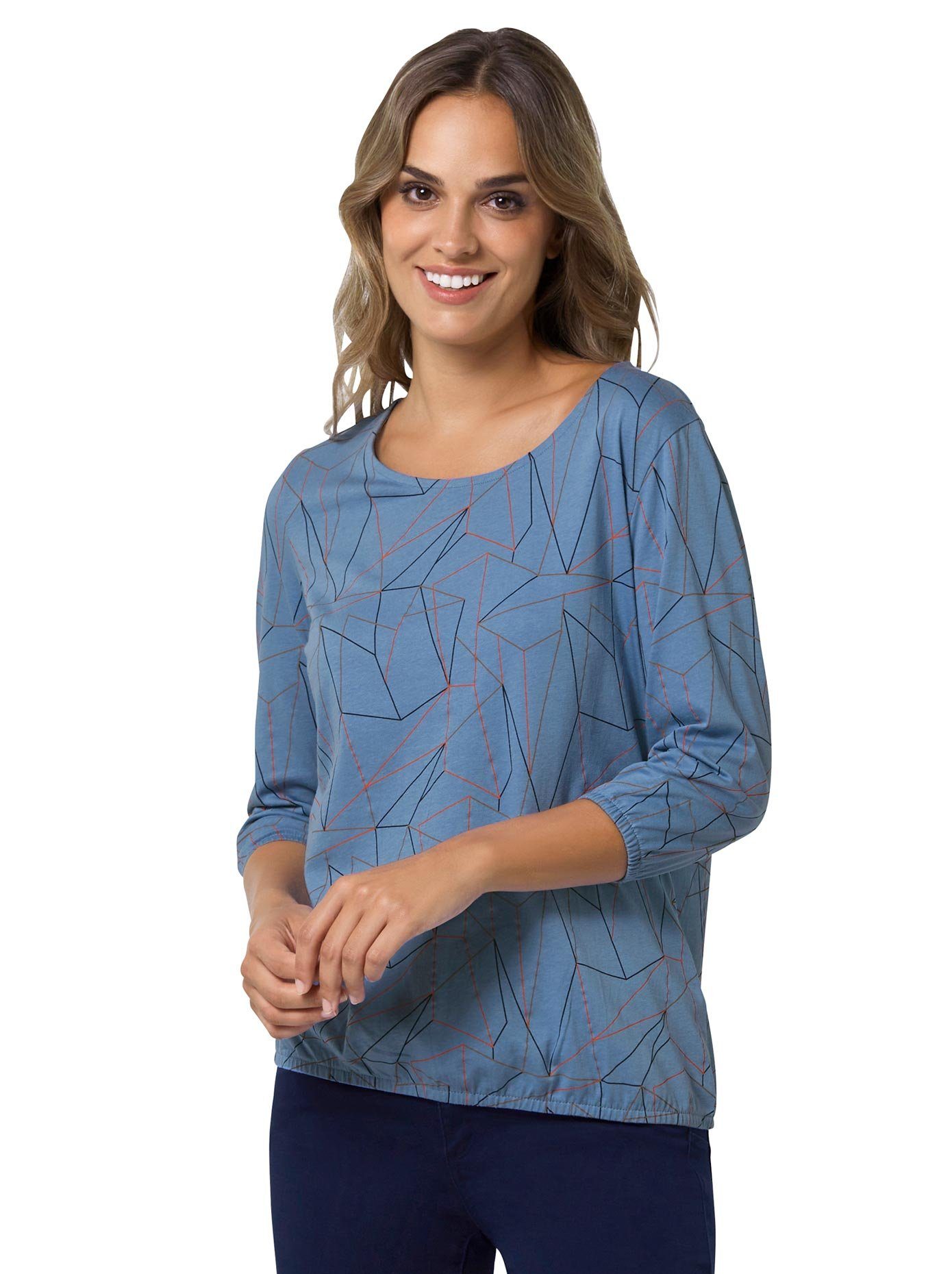 Classic Basics Shirt met 3/4-mouwen Shirt (1-delig)