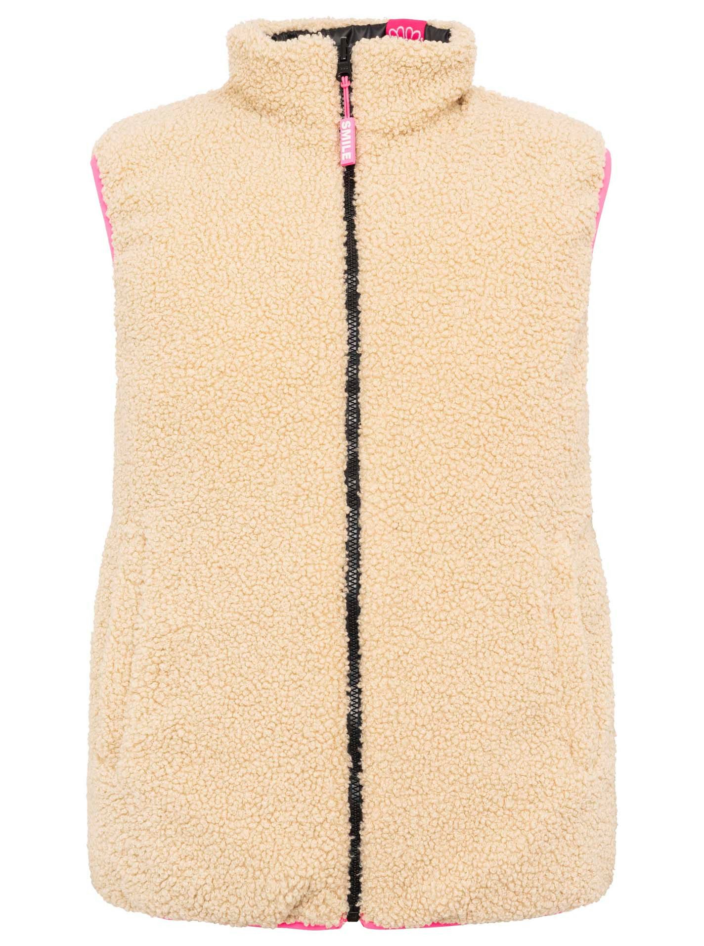 Zwillingsherz Reversible-gilet "Teddy Wendbar"