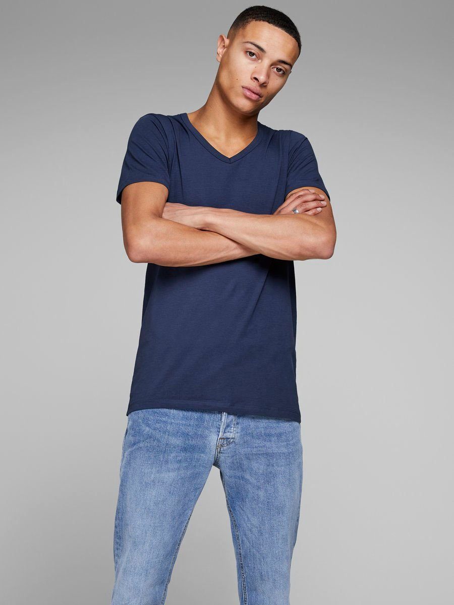 Jack & Jones T-shirt SLIM- FIT BASIC TEE V-NECK