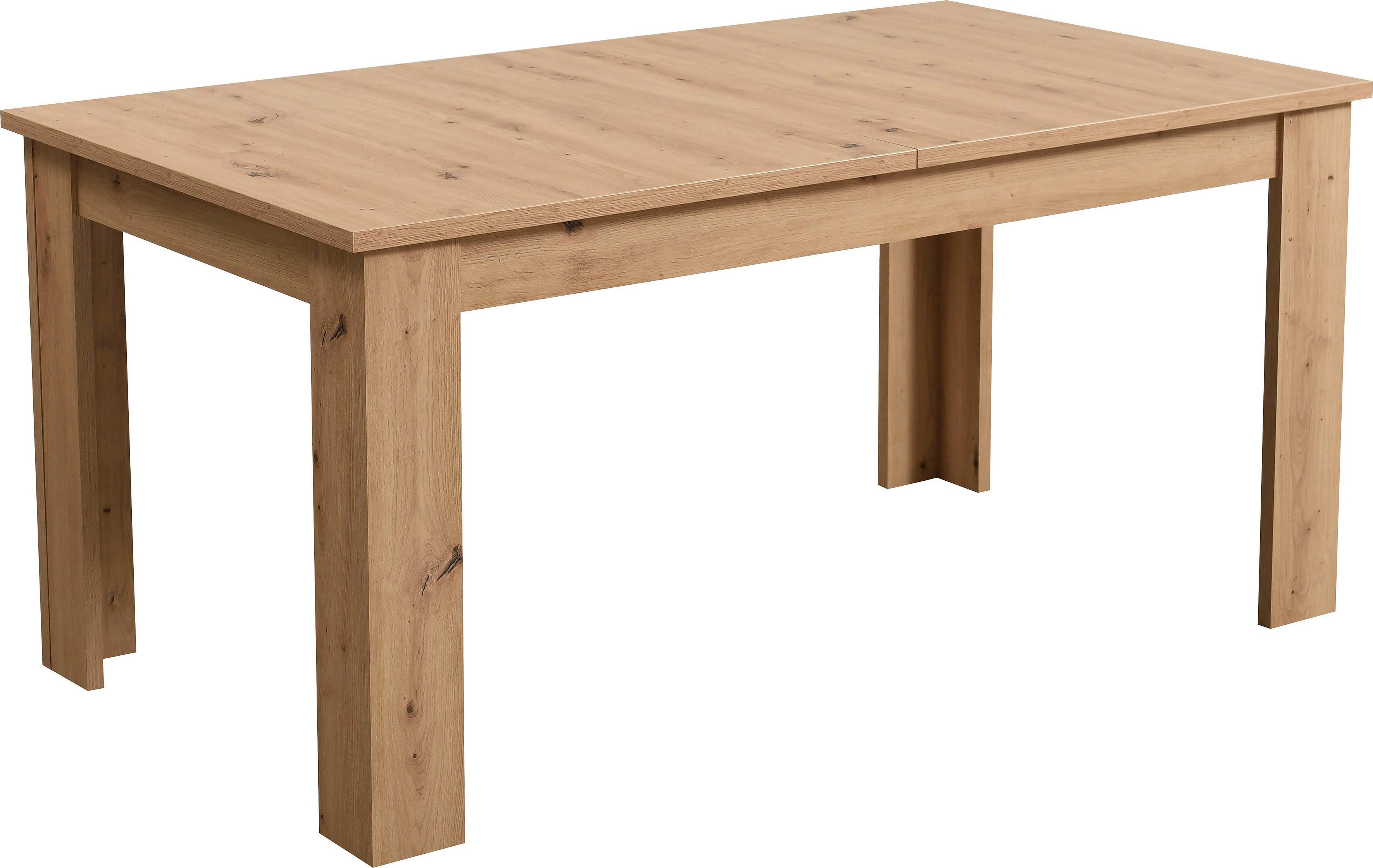 INOSIGN Eettafel SARDINIA Te verlengen door inlegblad