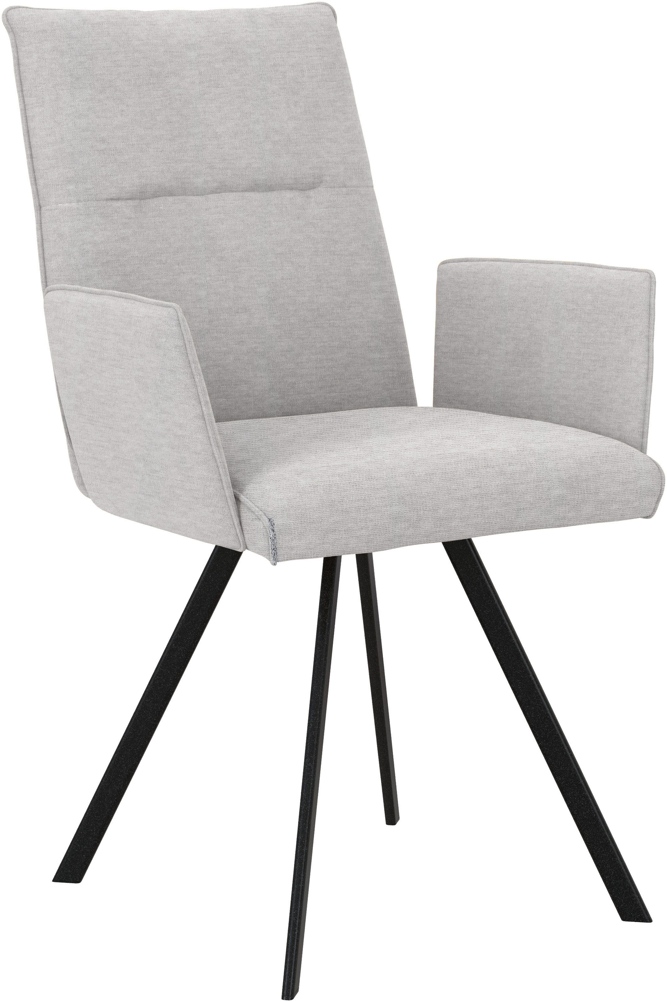 Home affaire Stoel met armleuningen Sava Metalen frame (set, 2 stuks)