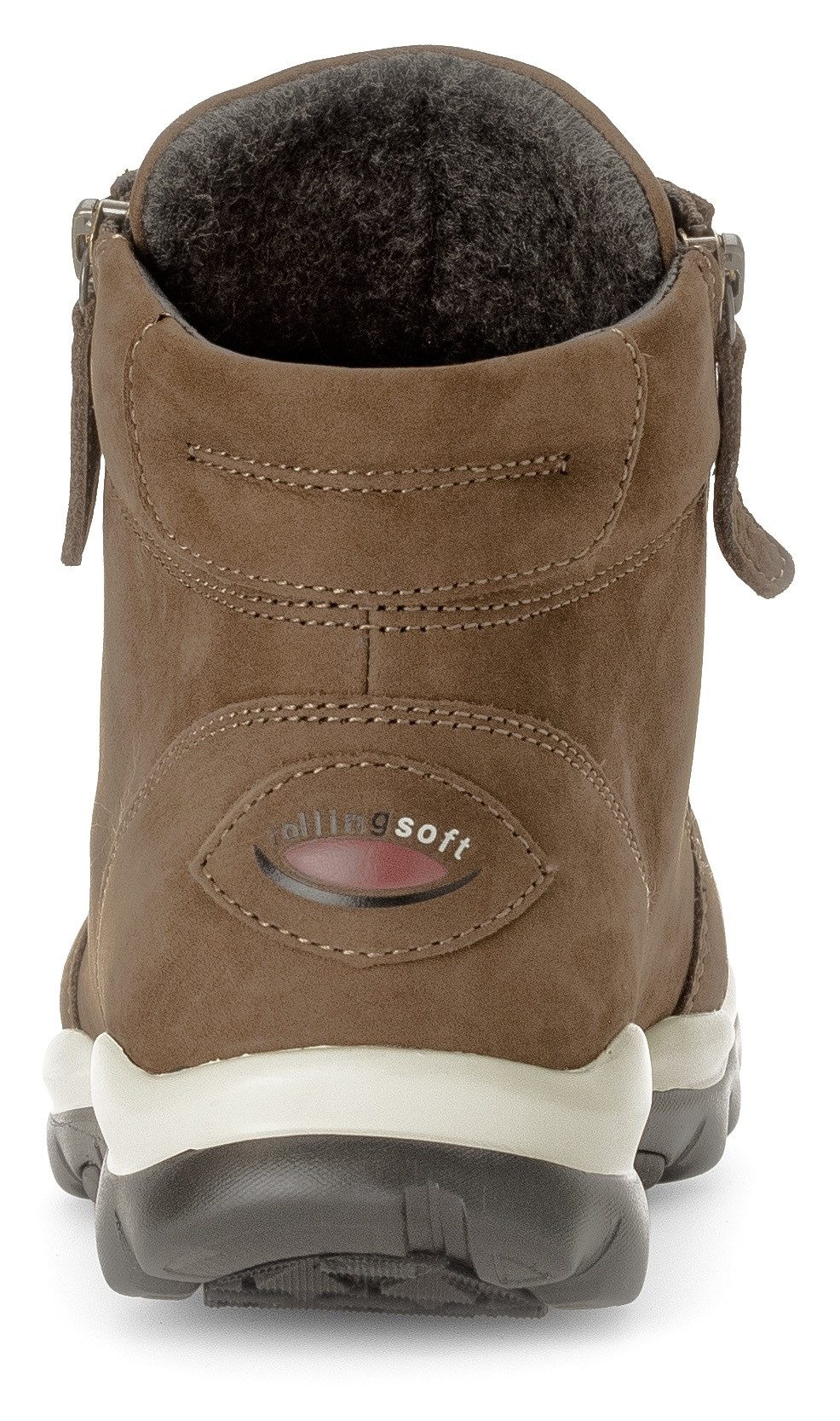 Gabor Rollingsoft Hoge veterschoenen met geprofileerde rubberzool