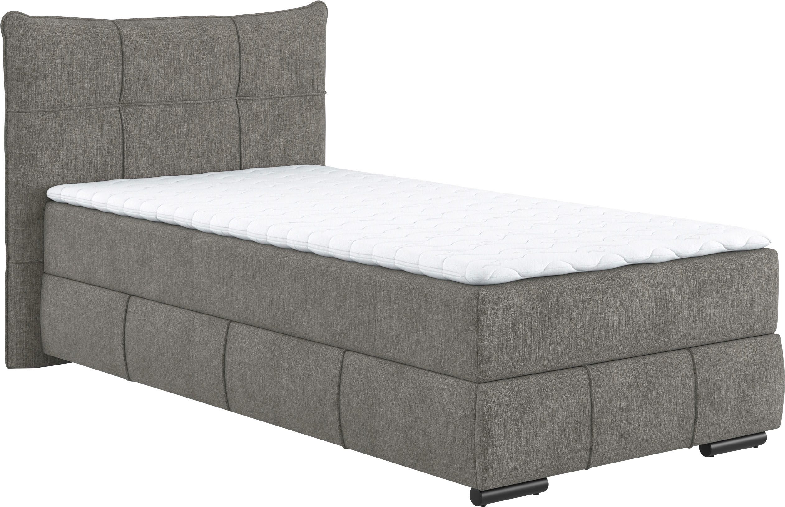 Mr. Couch Boxspring Brewdley met bedkist, incl. matras Topmatras en sierkussen, in verschillende hardheden beschikbaar
