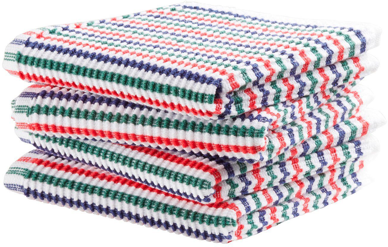 DDDDD Vaatdoek Fun, 30x30 cm, van 100% katoen met luxueuze ribstructuur en optimale...