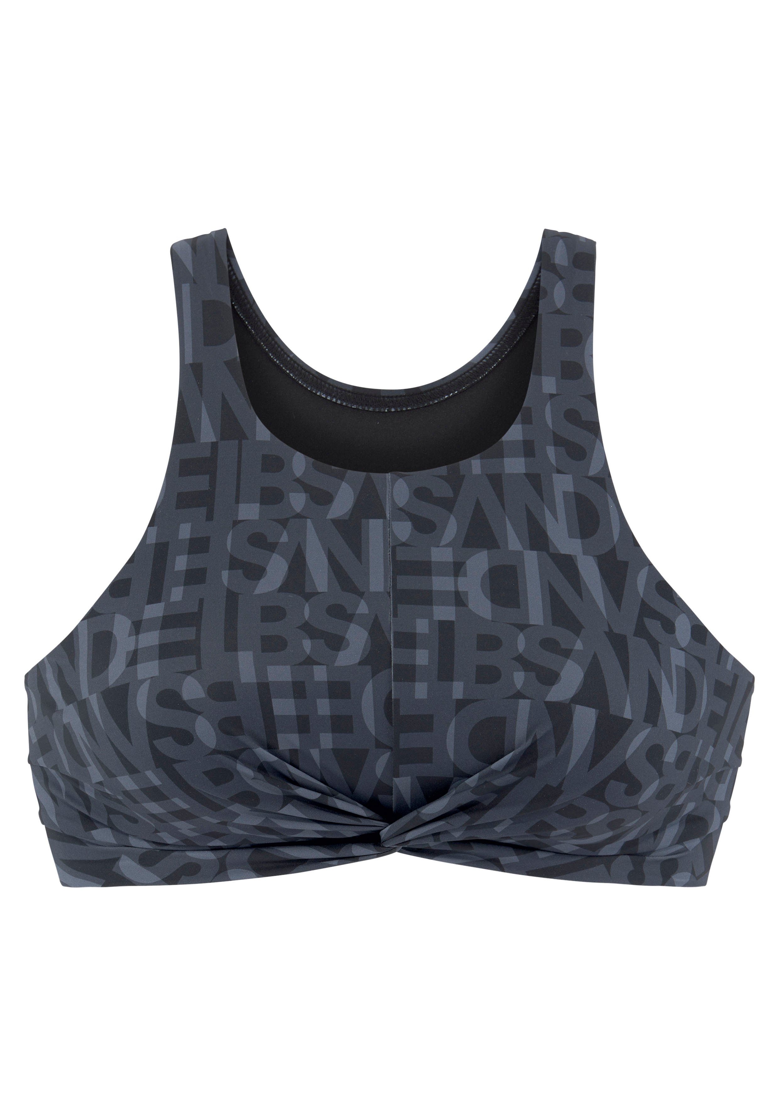 Elbsand Crop-bikinitop Letra met geweldige woorden