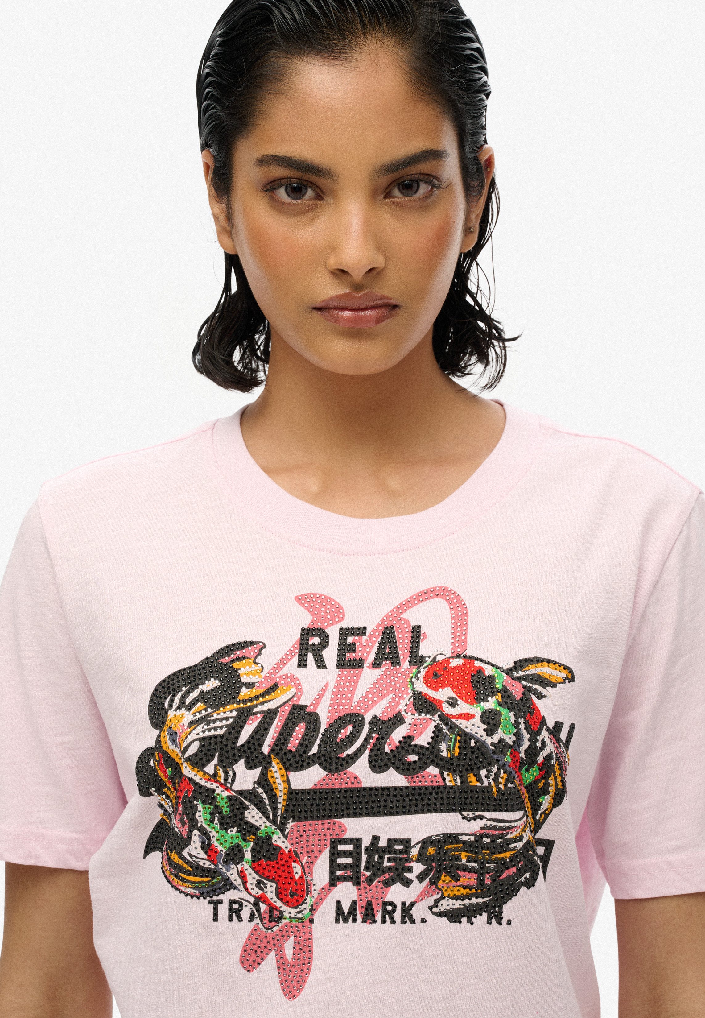 Superdry Shirt met korte mouwen VL TOKYO RELAXED TEE