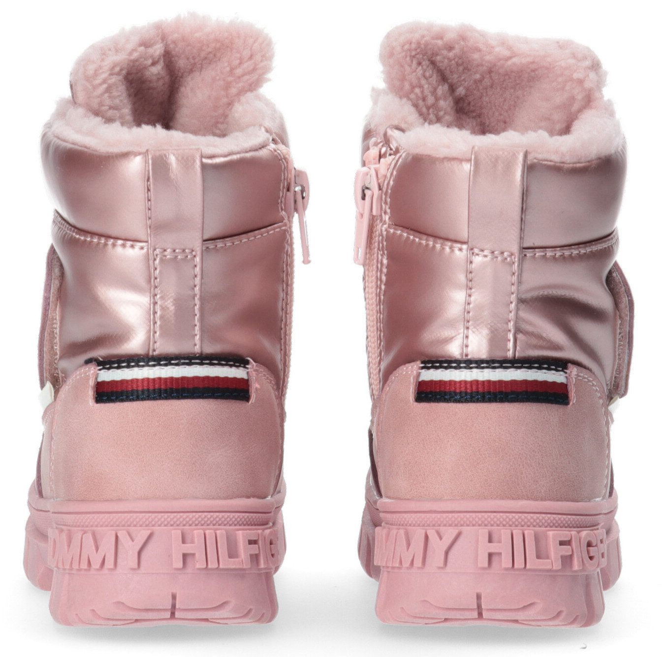 Tommy Hilfiger Snowboots , winterlaarzen, klittenbandlaarzen met logo-opdruk op de zool