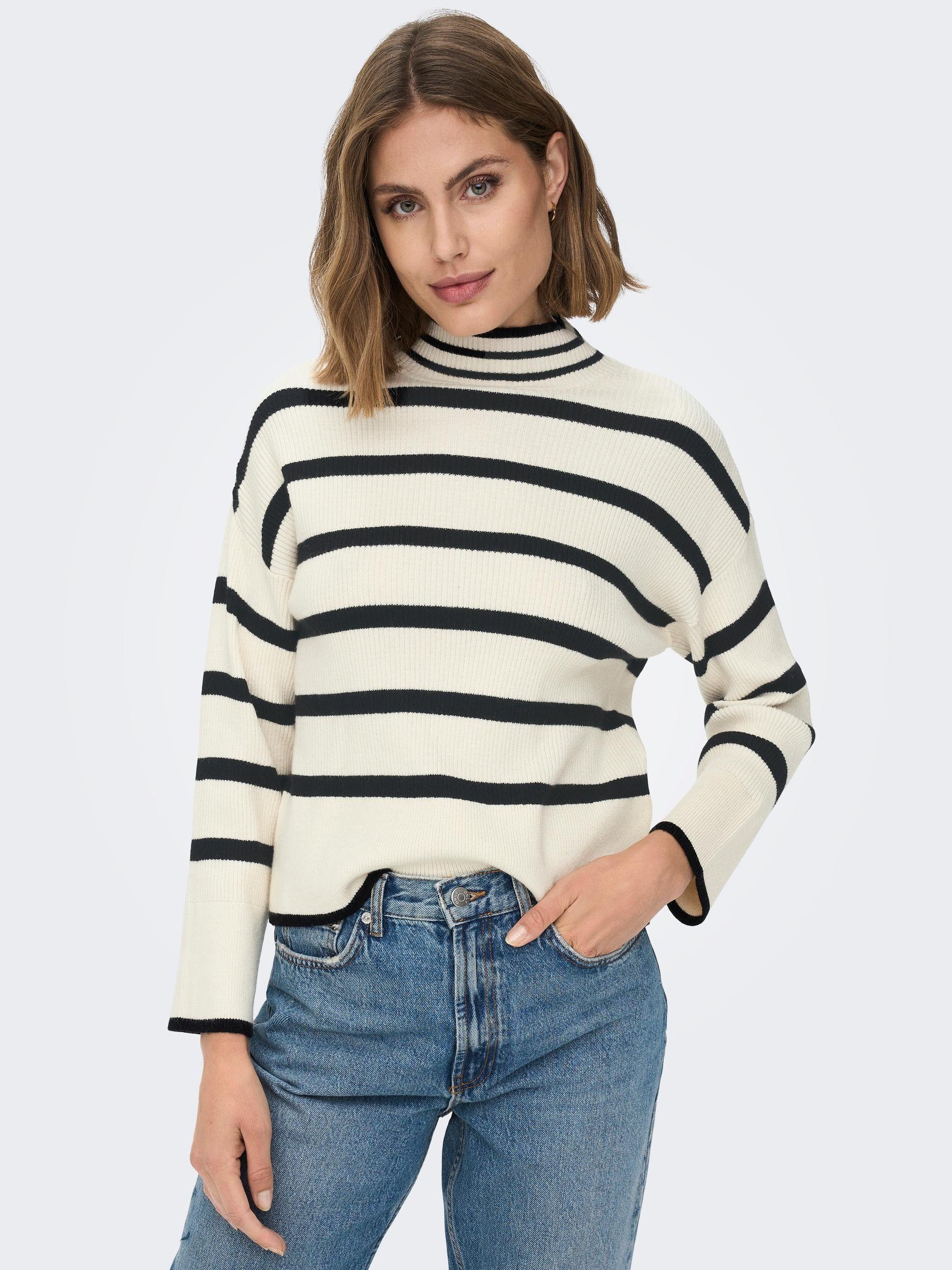 NU 20% KORTING: Only Trui met staande kraag ONLIBI L-S HIGNECK PULLOVER