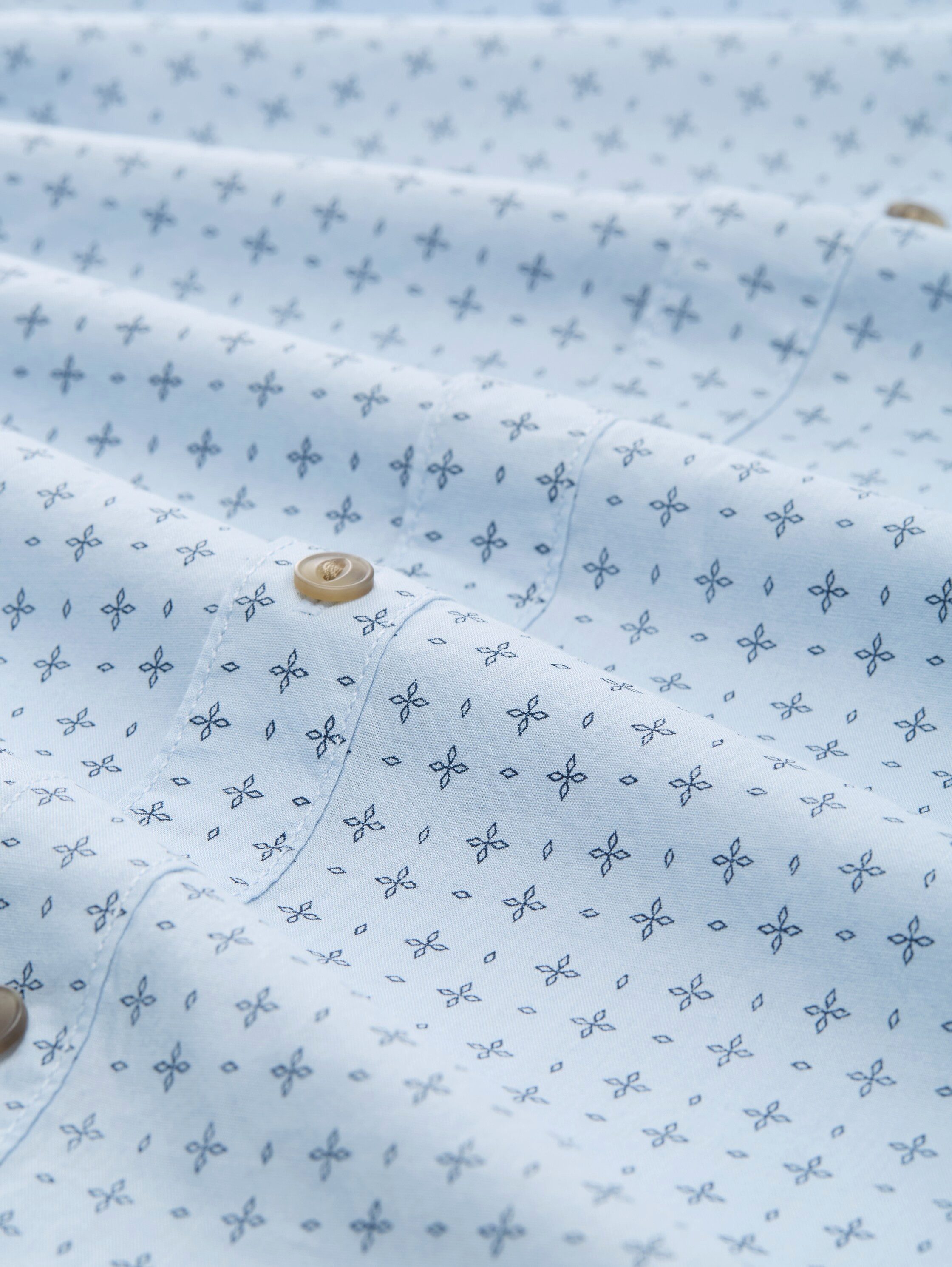 Tom Tailor Denim Overhemd met lange mouwen POPLIN met gestreept patroon