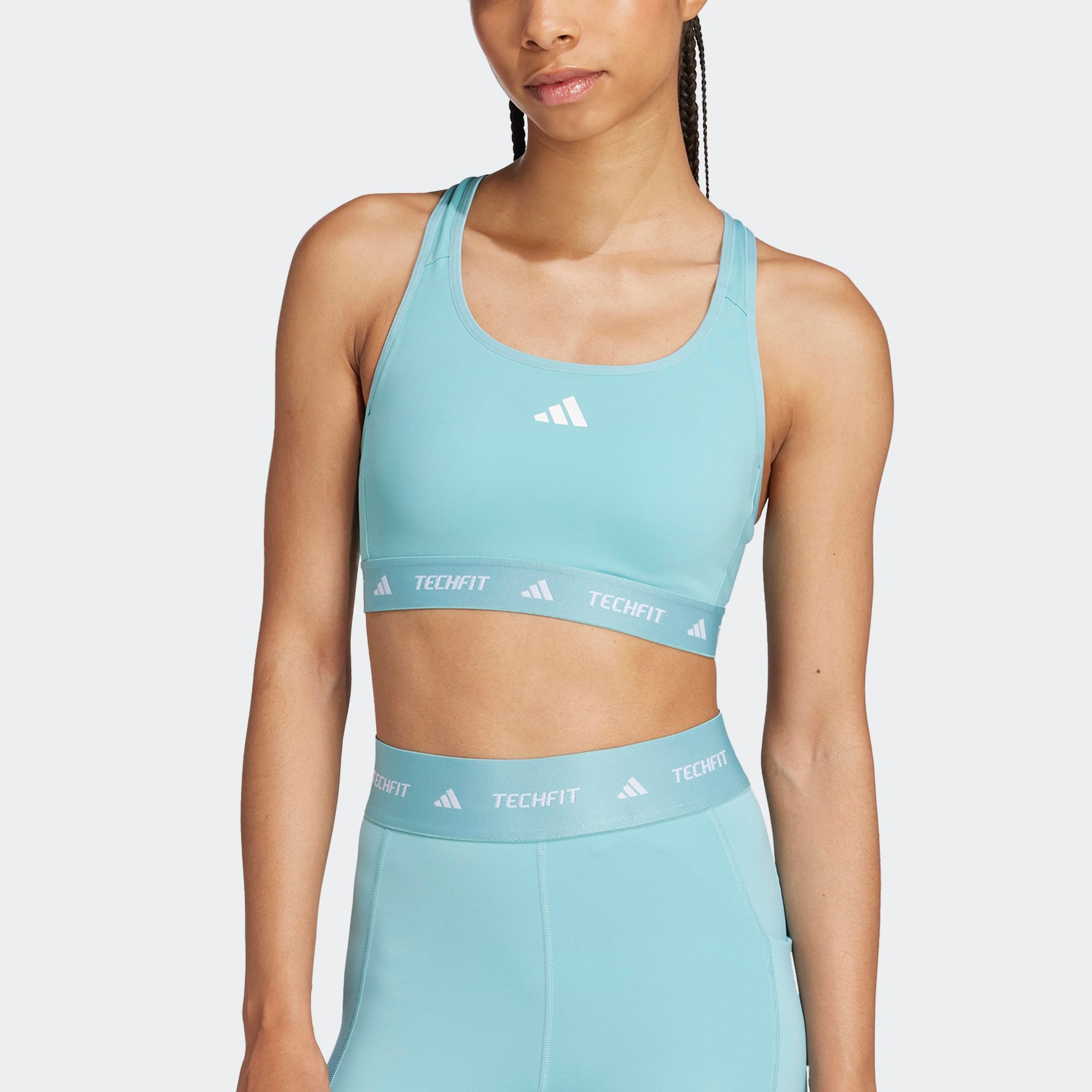 adidas Performance Sport-bh TF MS BRA (1-delig) dames sport bh's maat A/B A/B groen