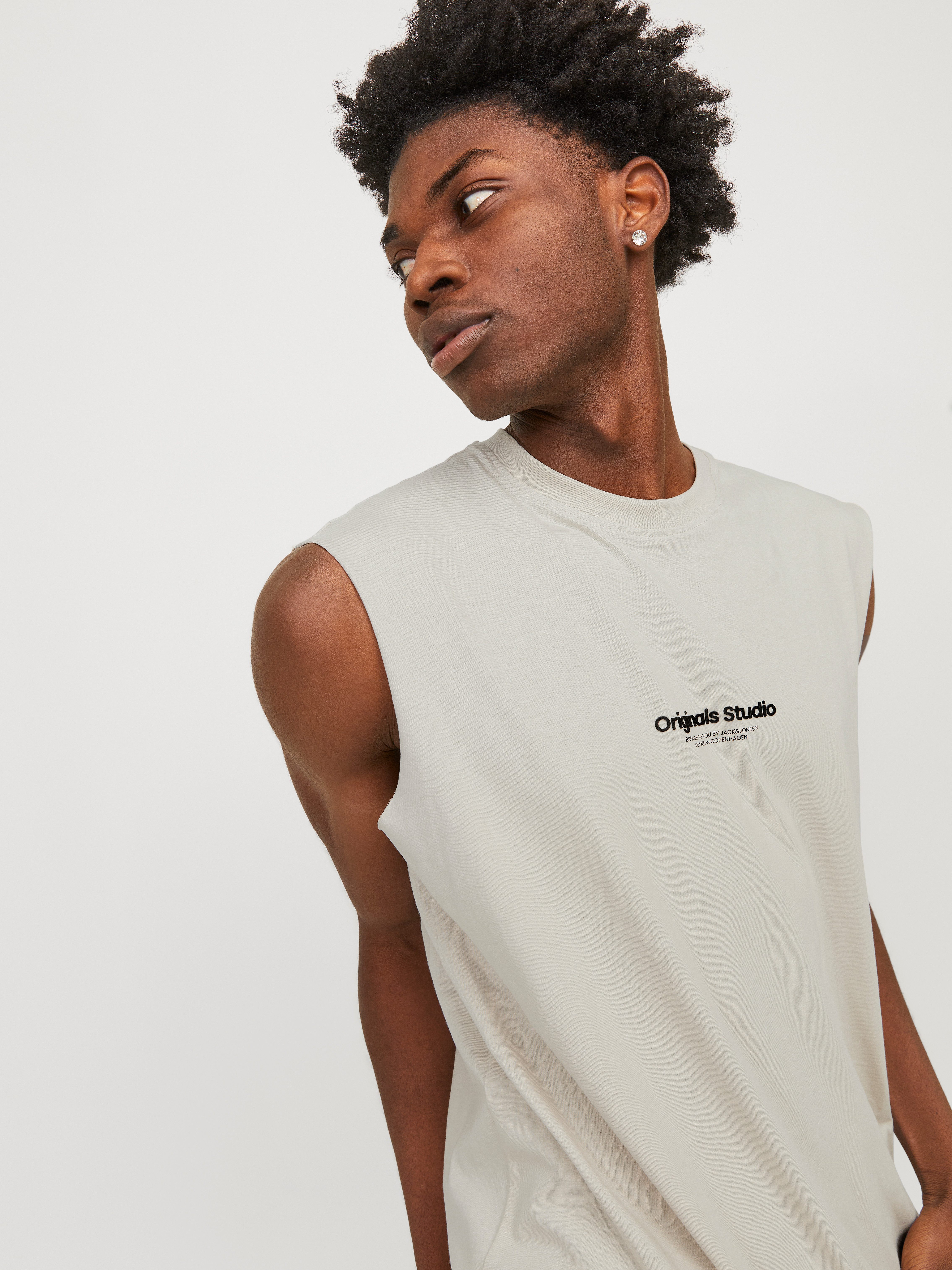 Jack & Jones Shirt met korte mouwen JORVESTERBRO SLEEVELESS TEE SN