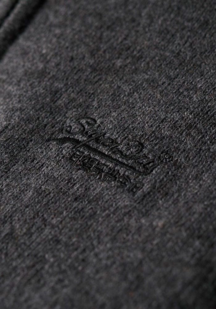 Superdry Gebreide trui ESSENTIAL EMB KNIT HALF ZIP