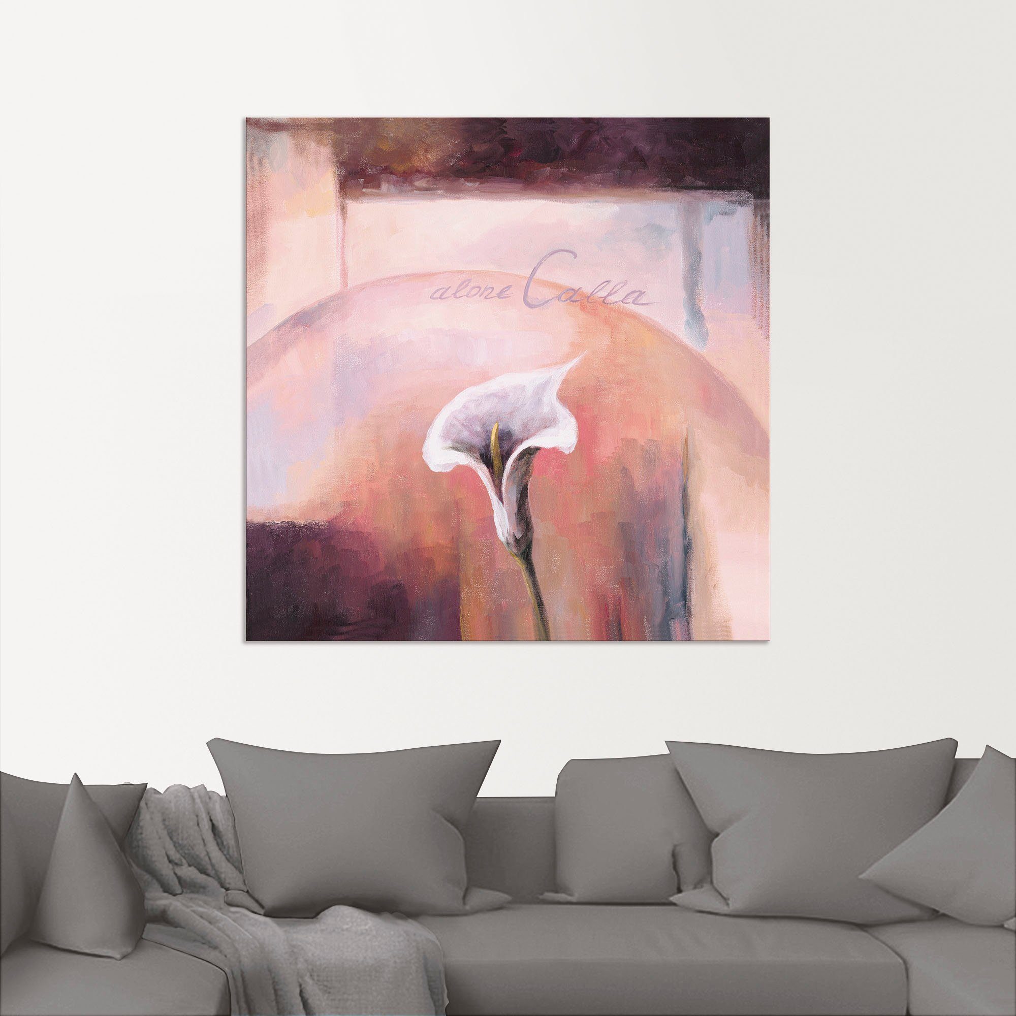 Artland Artprint Calla als artprint van aluminium, artprint op linnen, muursticker of poster in verschillende maten