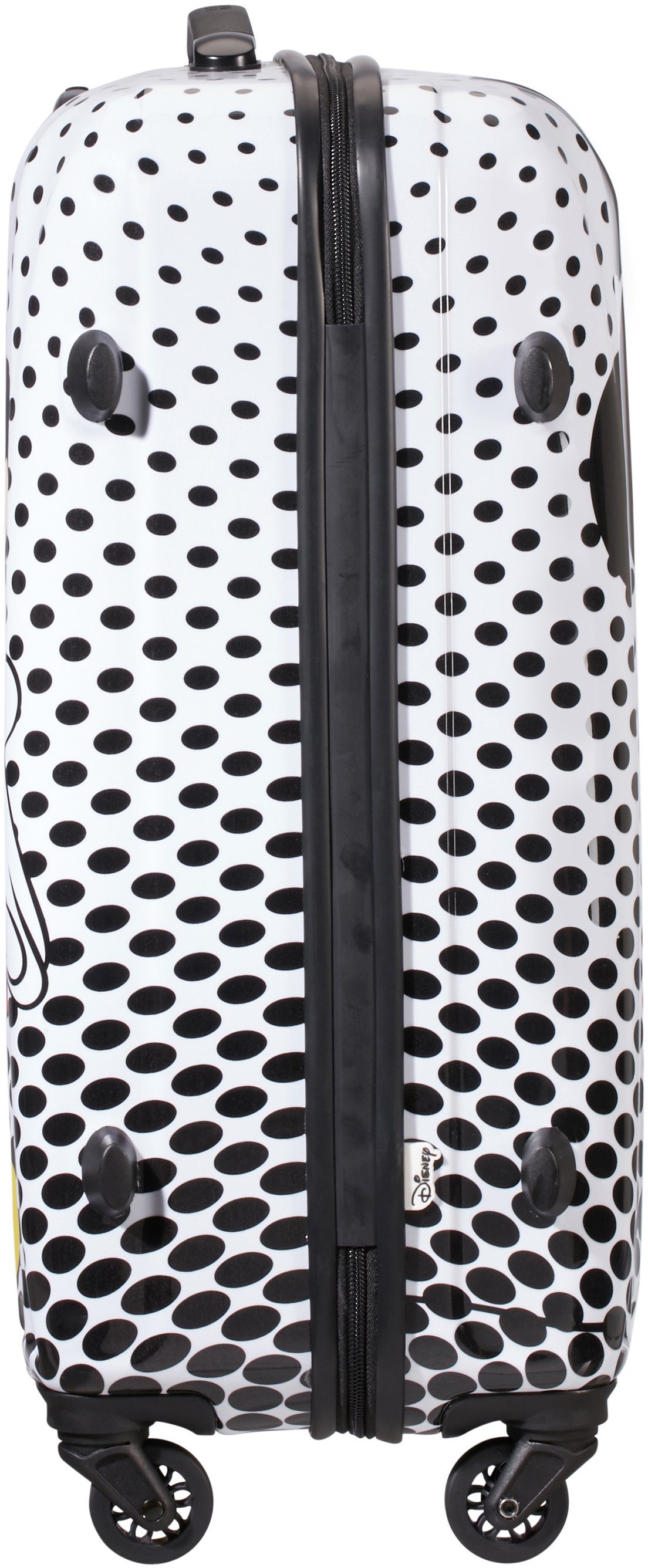 American Tourister Hardshell-trolley Disney Legends Mickey Mouse Polka Dot 65 cm Kinder reis koffer incheck bagage TSA-cijferslot