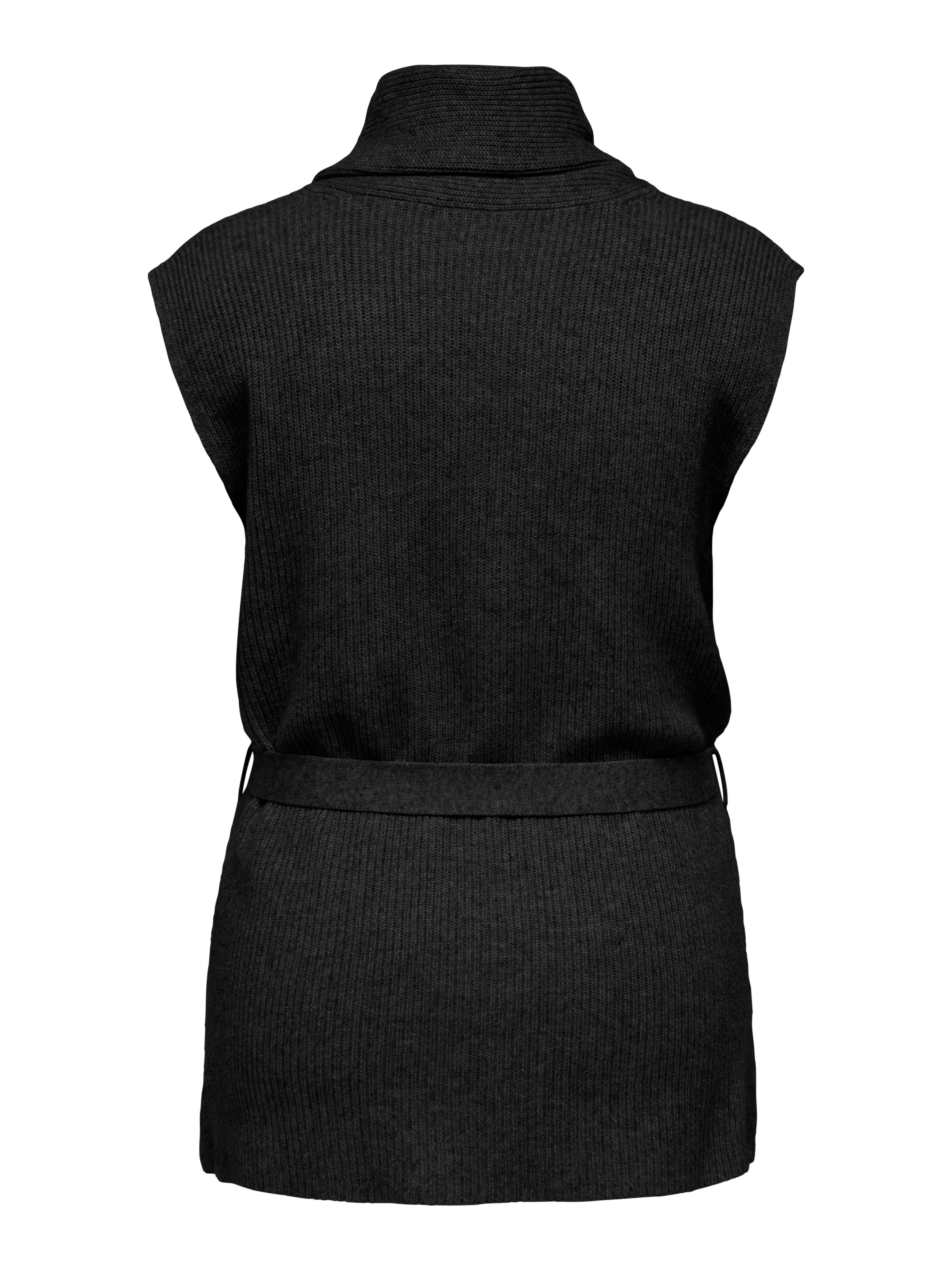 ONLY CARMAKOMA Mouwloos vest CARKATIA SL RIB WRAP VEST KNT