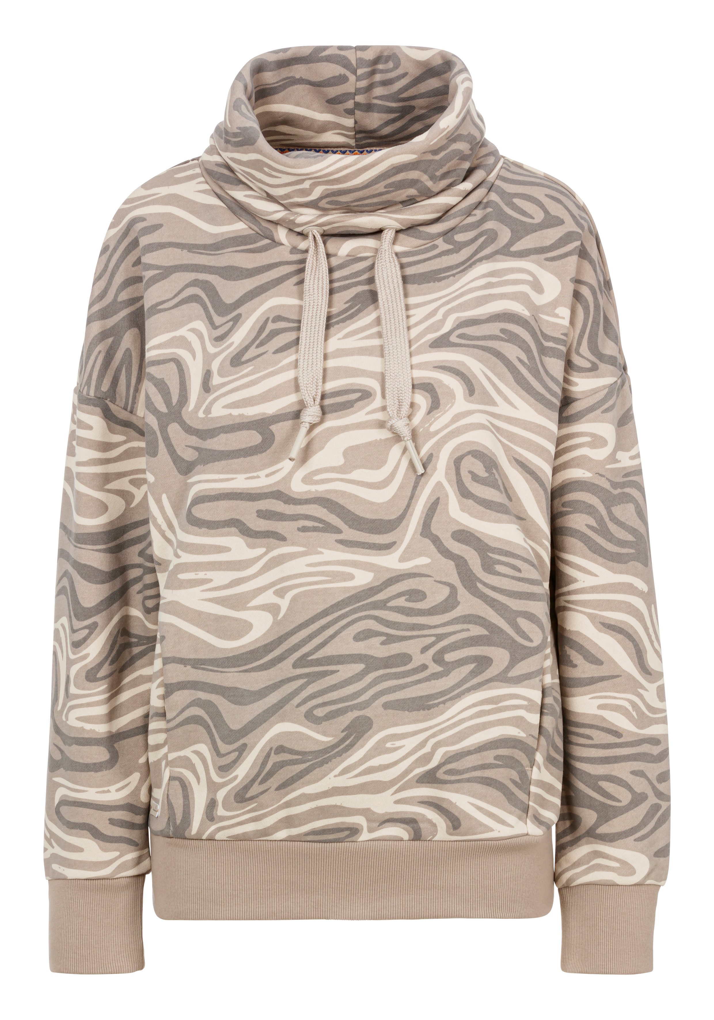 Ragwear Sweatshirt JULISSA PRINT met all-over motief