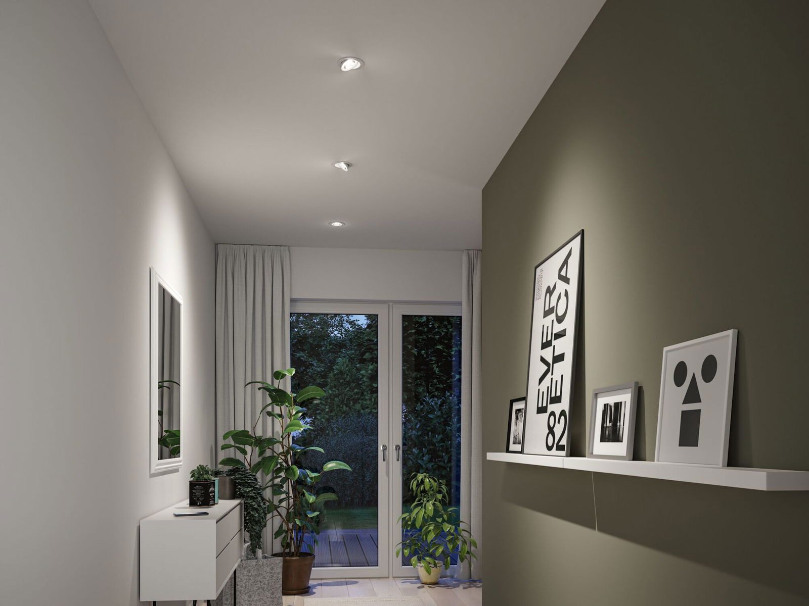 Paulmann Ledinbouwlamp LED inbouwlamp White Select Aumus 5W 700lm 230V 2700 - 6500K Geheugenfunctie, meerdere helderheidsniveaus, kleurwisselaar, kleurregeling (1 stuk)
