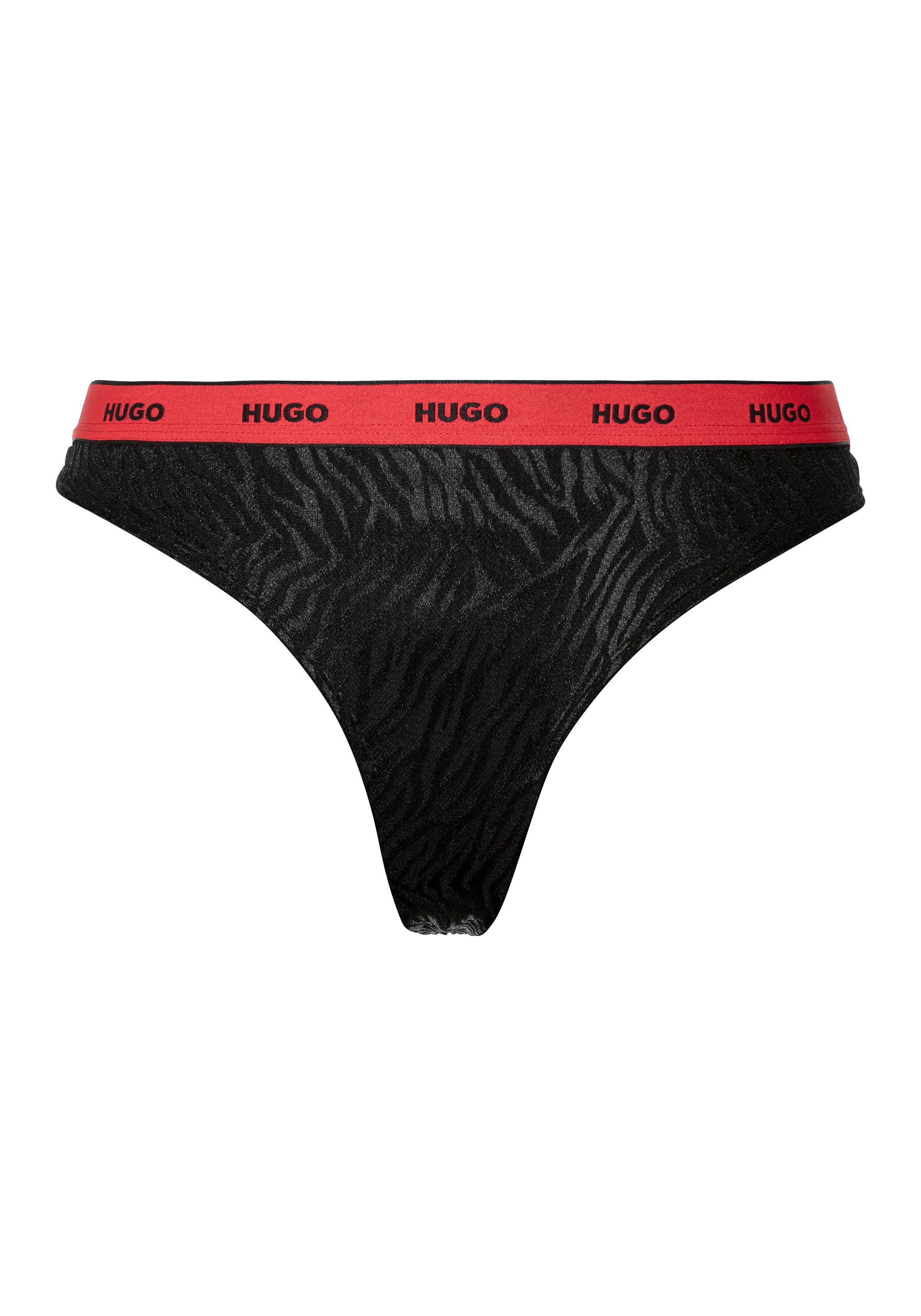 HUGO underwear Slip TRIPLET THONG LACE met elastische taille (Set van 3)