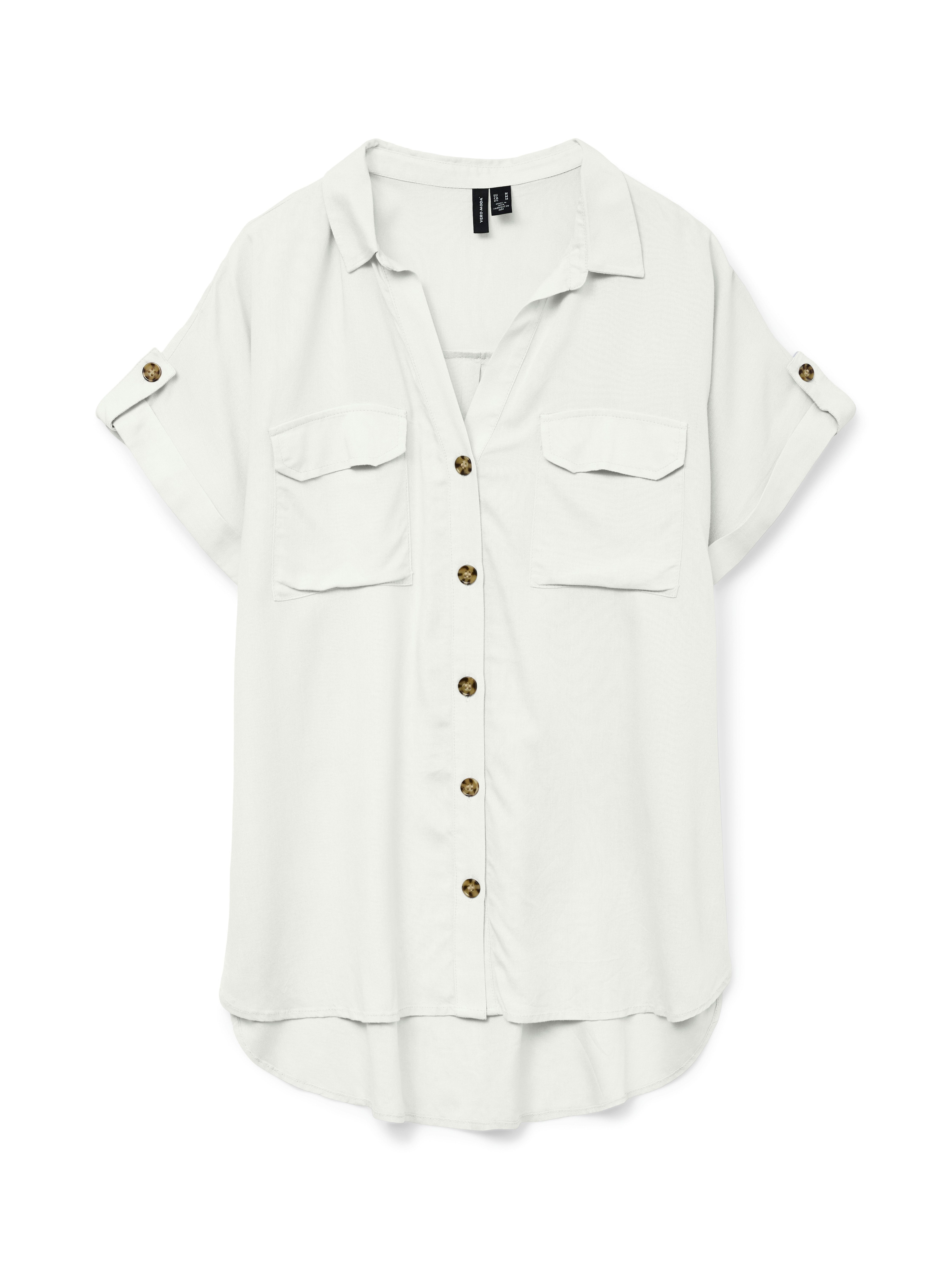 Vero Moda Overhemdblouse VMBUMPY S S SHIRT WVN GA NOOS