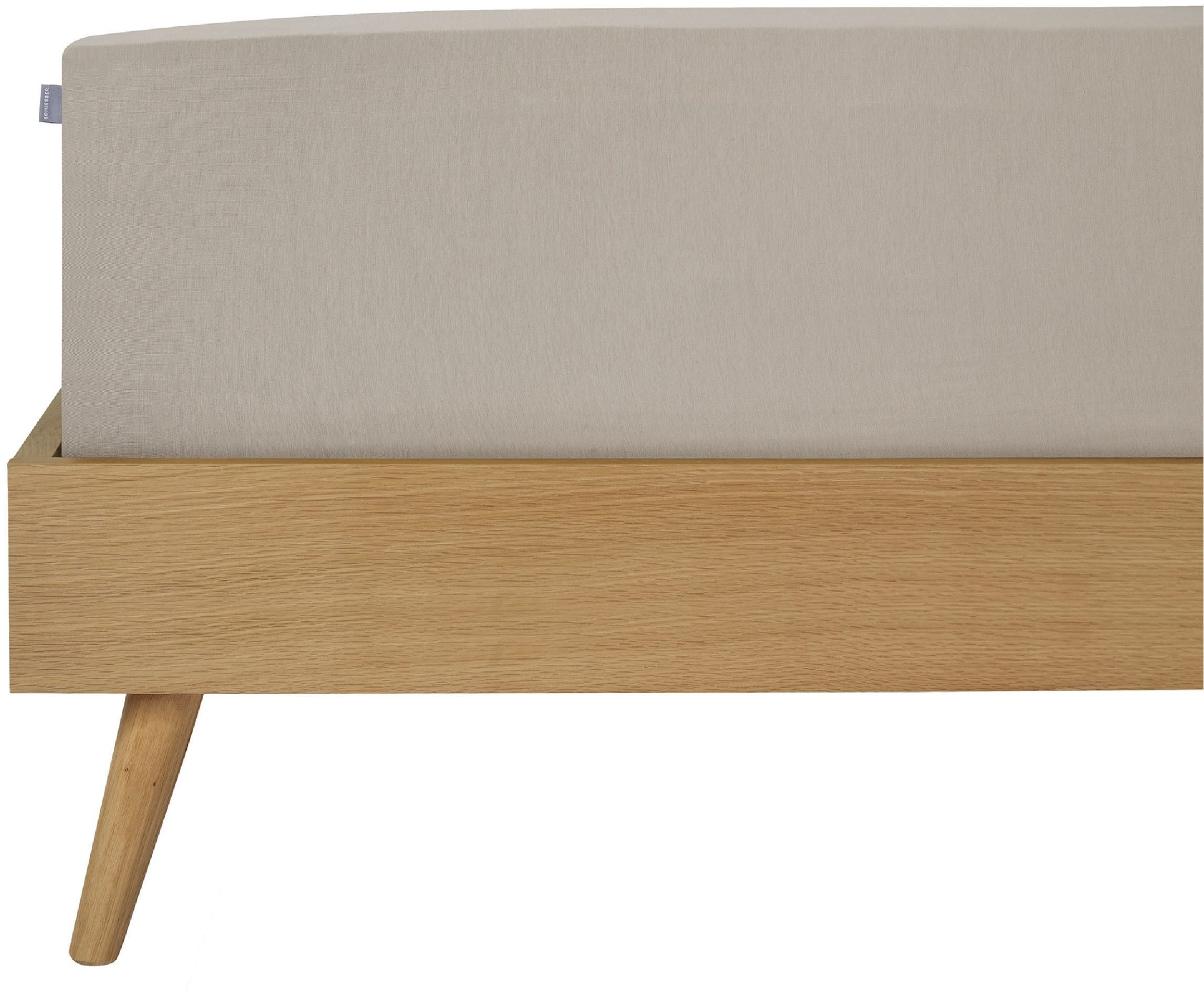 Schiesser Hoeslaken Flexi van 95% katoen en 5% elastaan in topkwaliteit geschikt voor hoge matrassen en boxspringbedden, made in green (1 stuk)