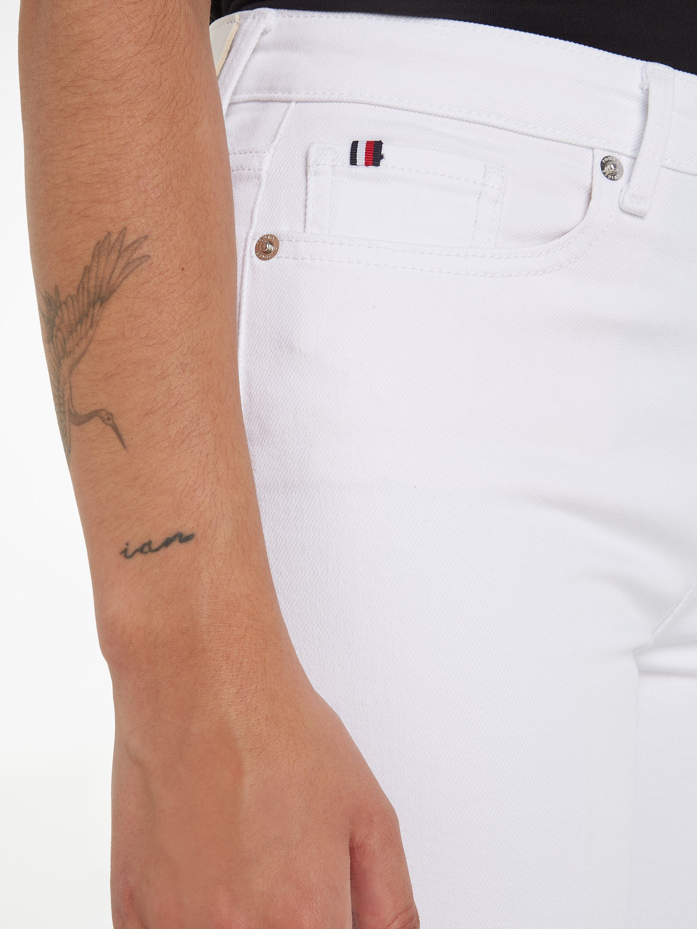 Tommy Hilfiger Bootcut jeans met persplooien
