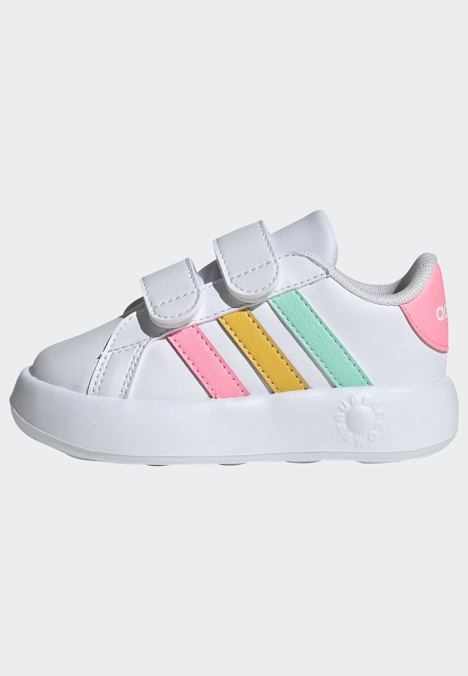 adidas Sportswear Klittenbandschoenen GRAND COURT 2.0 KIDS Design geïnspireerd op de adidas Superstar, voor kinderen