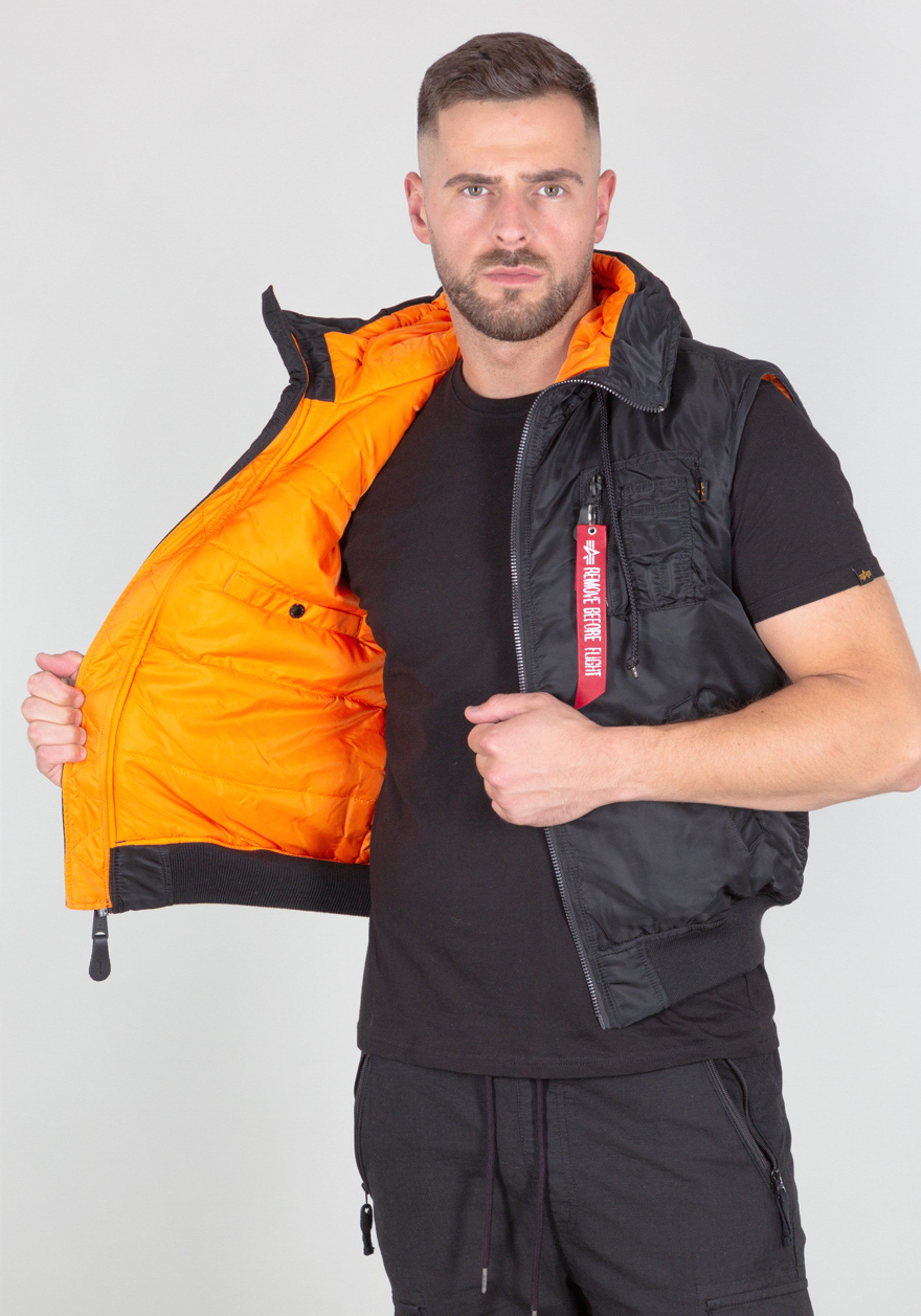 Alpha Industries Blouson Alpha Industries Men - Vests Hooded MA-1 Vest