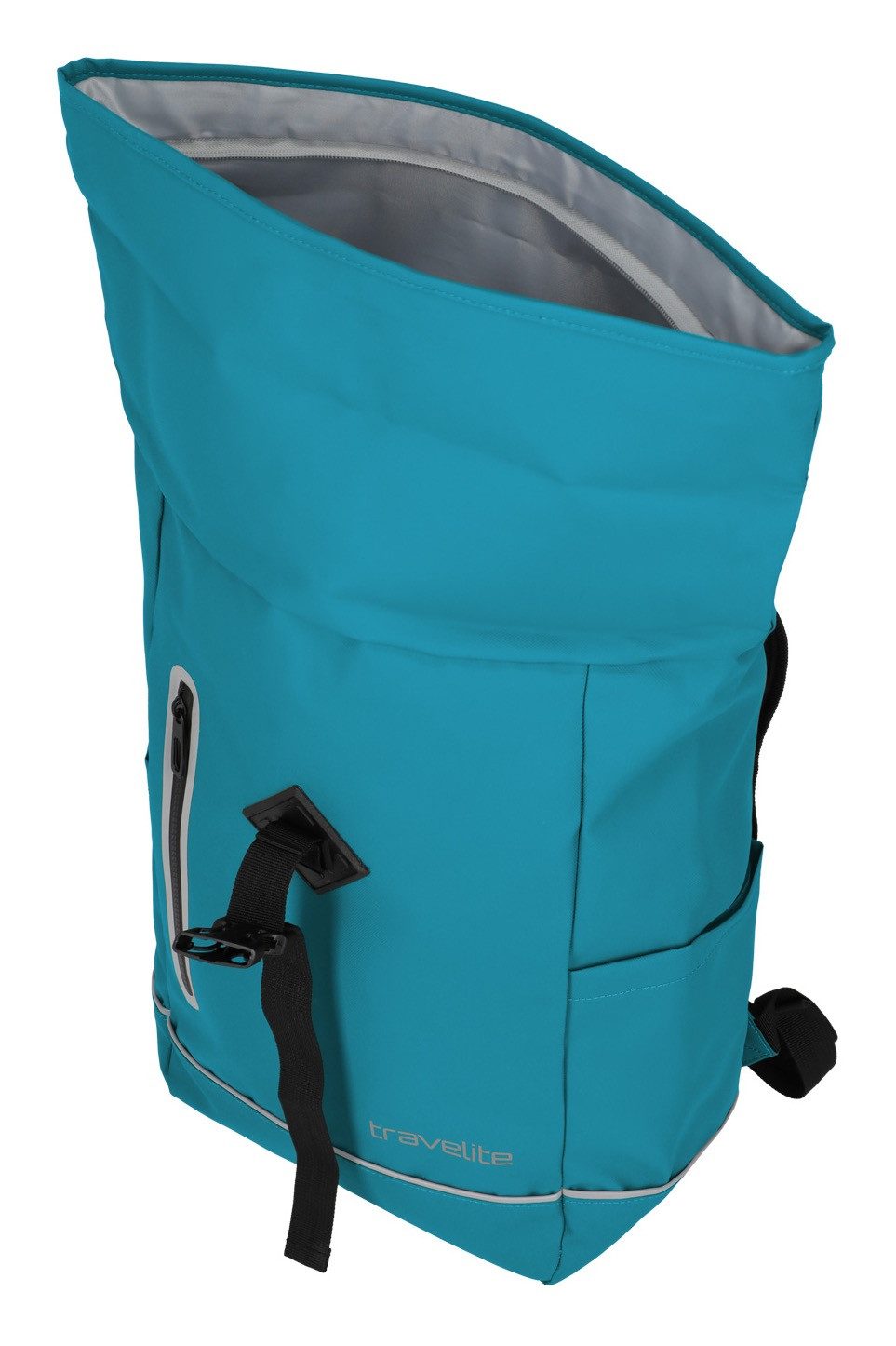 travelite Vrijetijdsrugzak BASICS roll-up rugzak zeil Wandelrugzak Reisrugzak Streetpack Werkrugzak