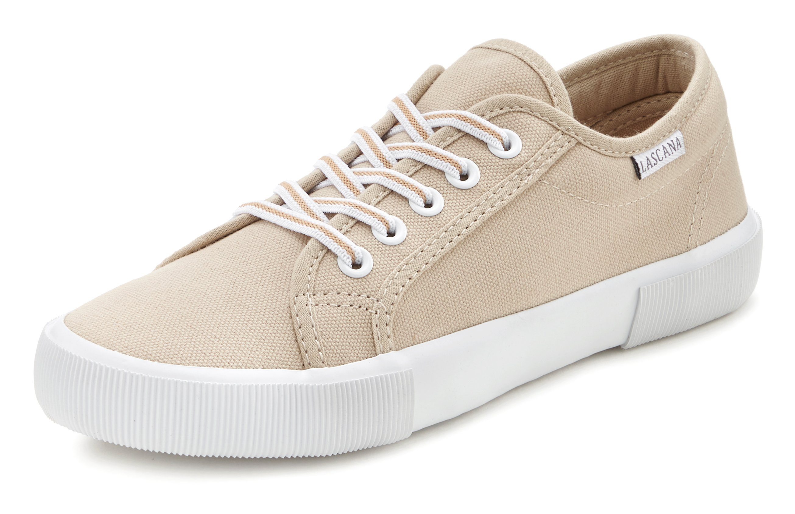 Lascana Sneakers Sneaker, veterschoen, vrijetijdsschoen Slip-on sneaker, veterschoen, vrijetijdsschoen