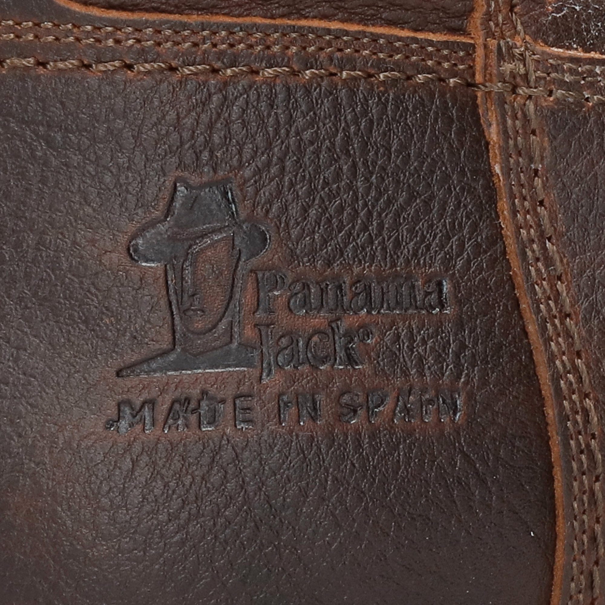Panama Jack Winterlaarzen , blokhak, winterlaars, kort laarsje met luxe logo-embossing