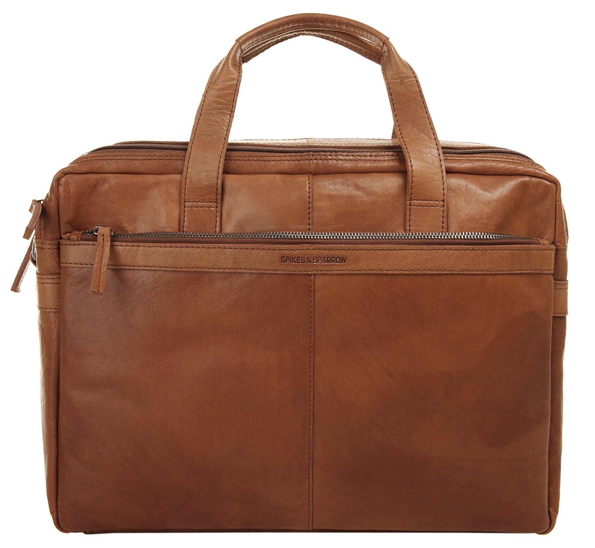 Spikes & Sparrow laptoptas 15 inch brandy