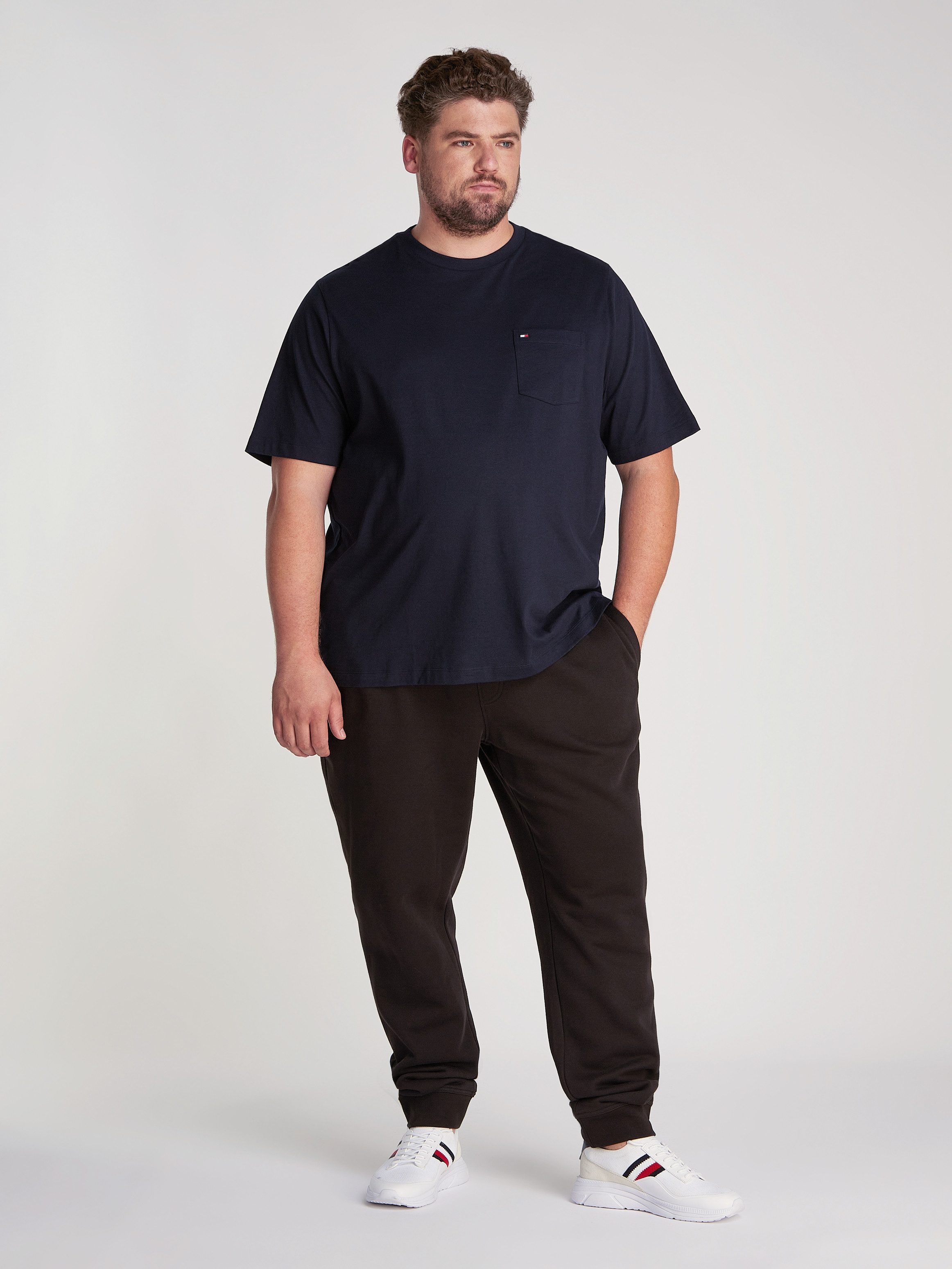Tommy Hilfiger Shirt met ronde hals BT-ESSENTIAL SOLID POCKET TEE-B