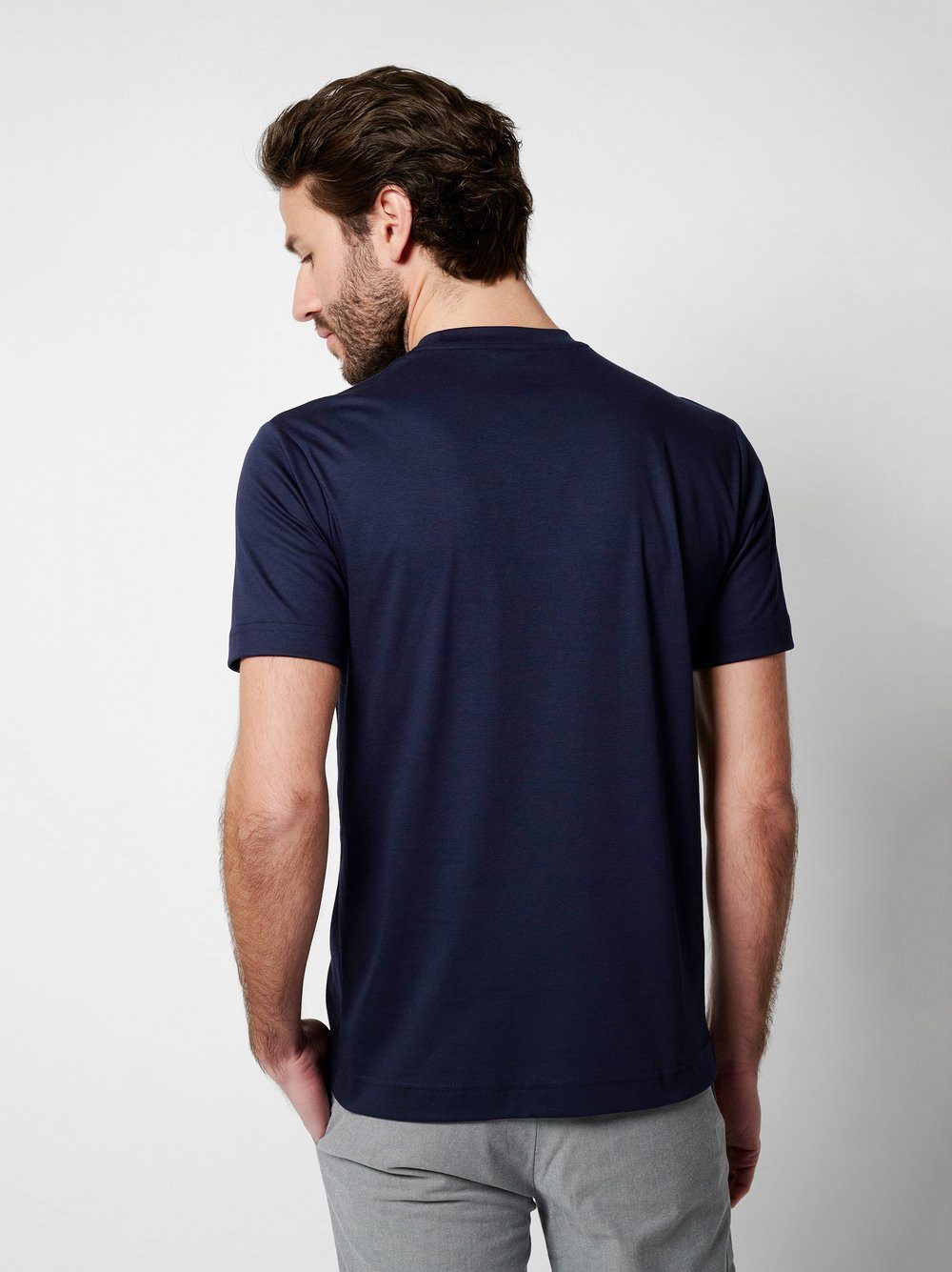 Desoto T-shirt Jersey T-Shirt Ronde hals half lange mouw