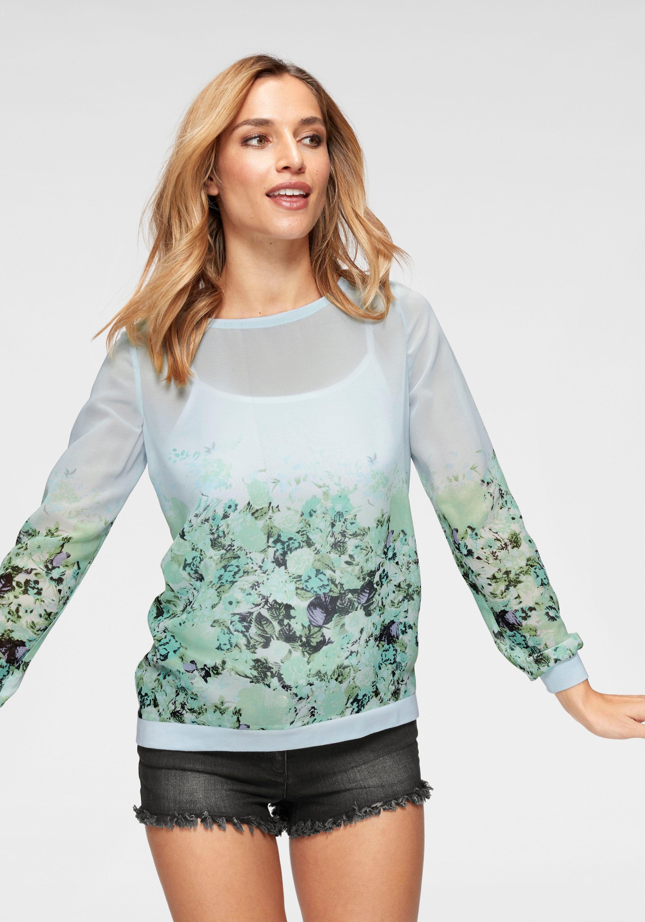 Aniston CASUAL blouse zonder sluiting nu online bestellen | OTTO Blouse kopen? Bestel nu je blouse online | OTTO