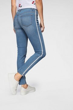 aniston casual skinny fit jeans low waist blauw