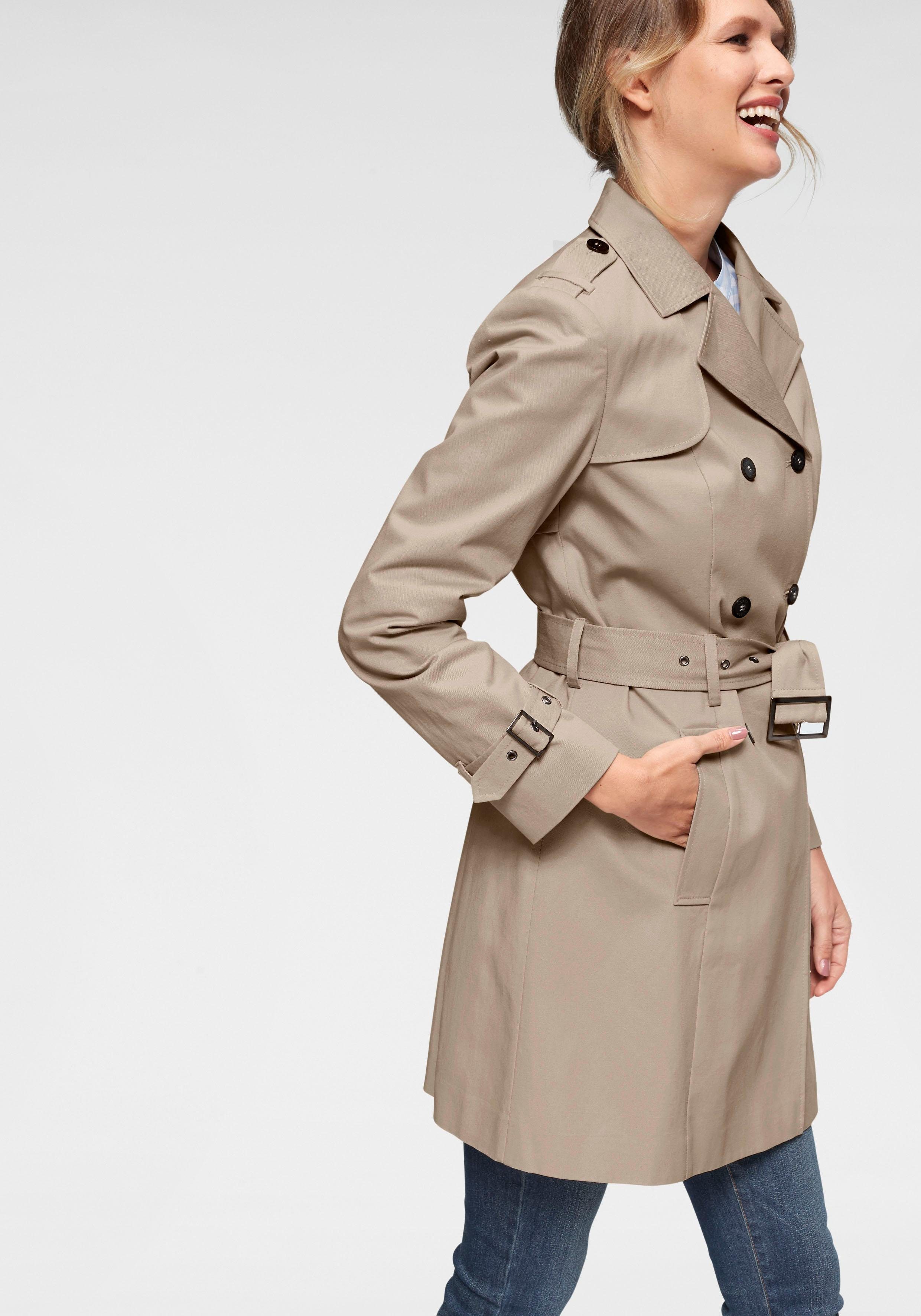 Aniston CASUAL Trenchcoat met riem het aanpassen van de in de online winkel | OTTO