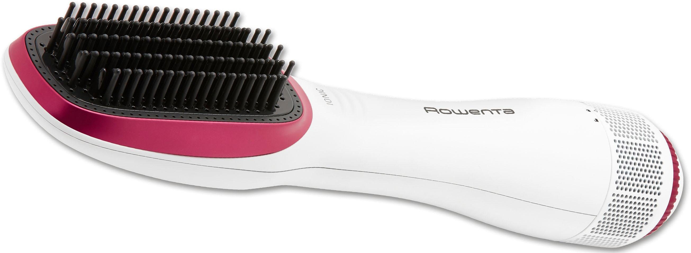 Rowenta Stylingborstel met warme lucht CF6220 Wonder Air Brush Opbergtas, haarstyler, wit/roze, 12 x 10 x 40,5 cm, CF6220