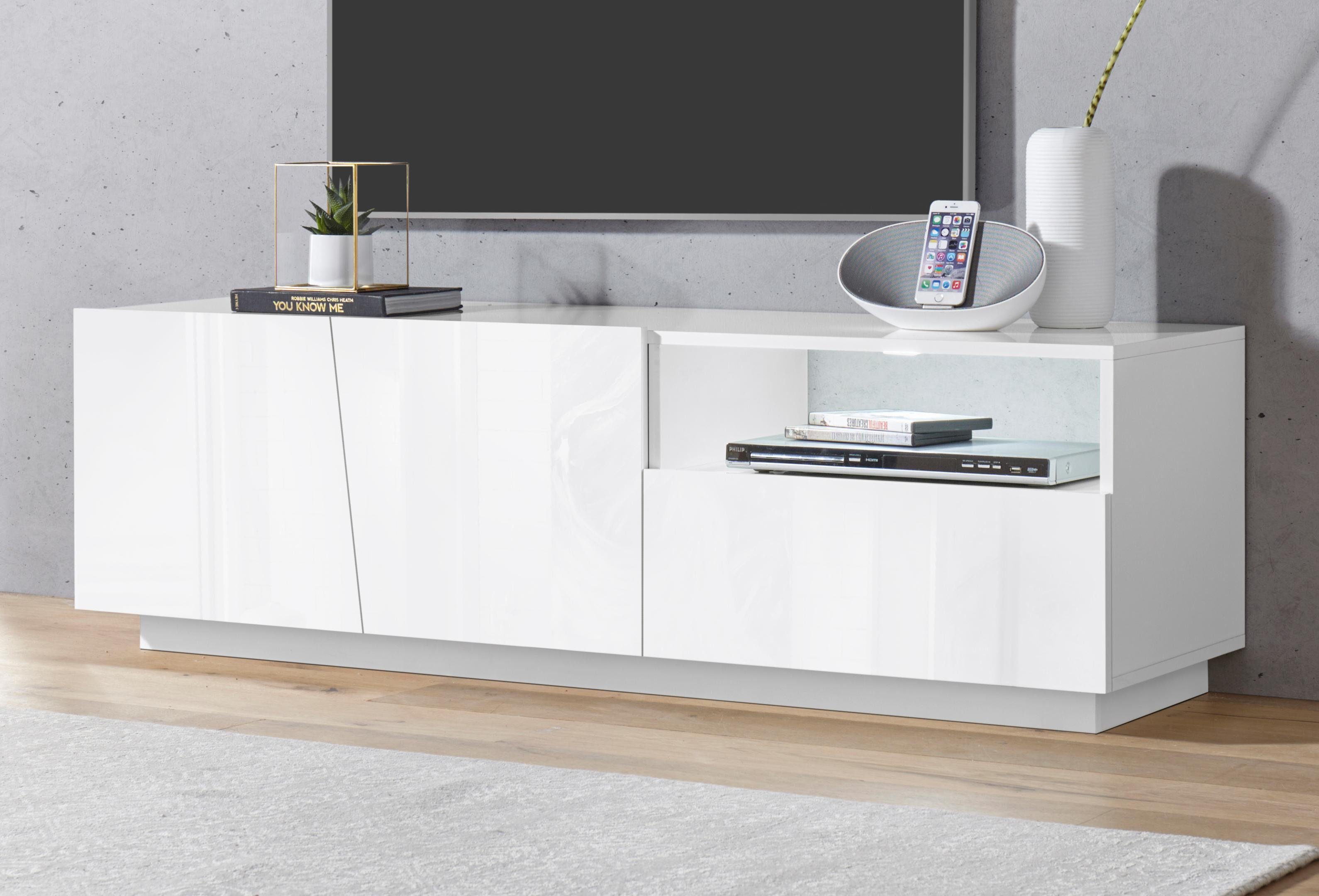 INOSIGN Tv-meubel VEGA Breedte 150 cm lowboards wit