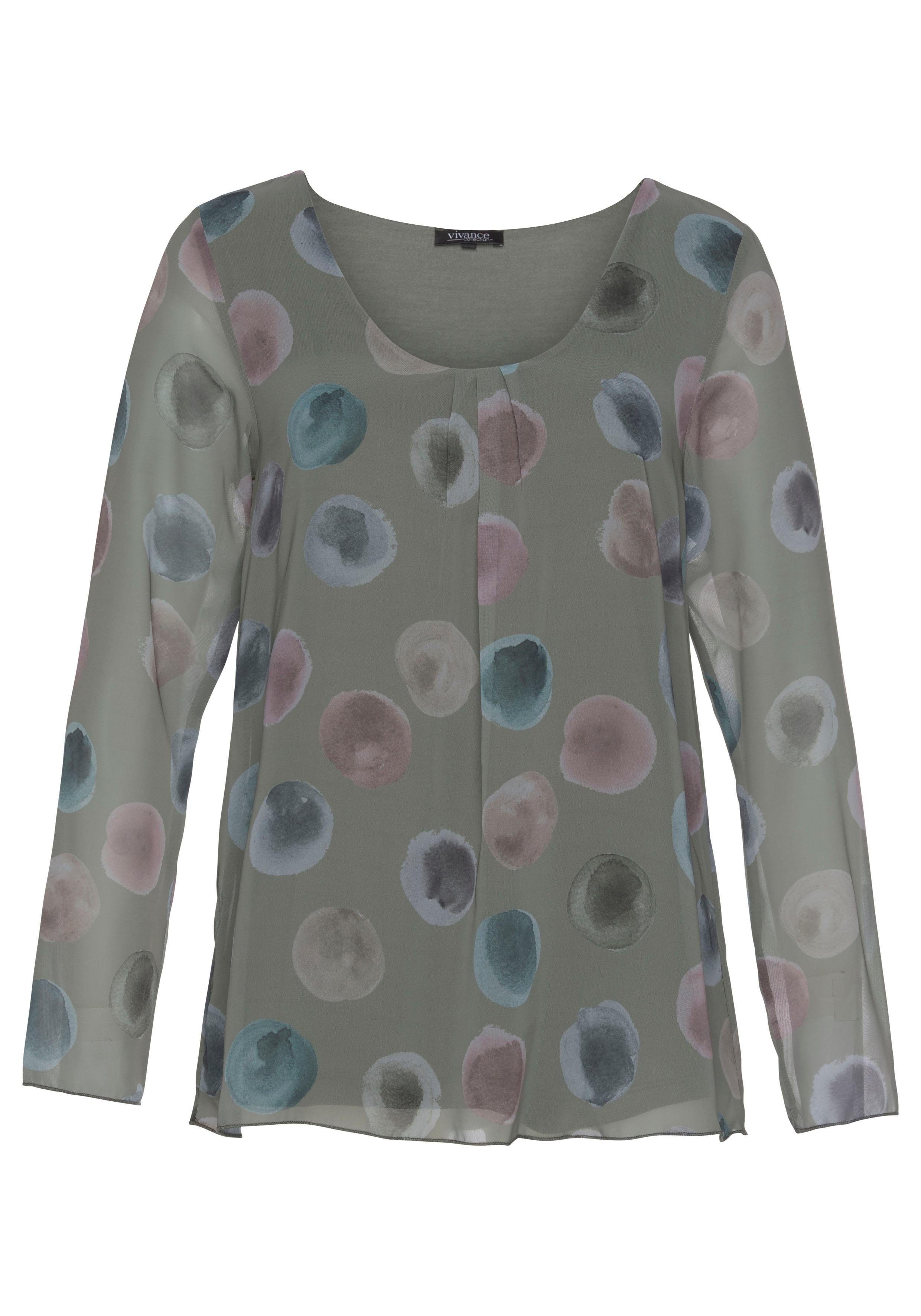 Aniston SELECTED Blouse zonder sluiting met ondoorzichtige jerseyvoering