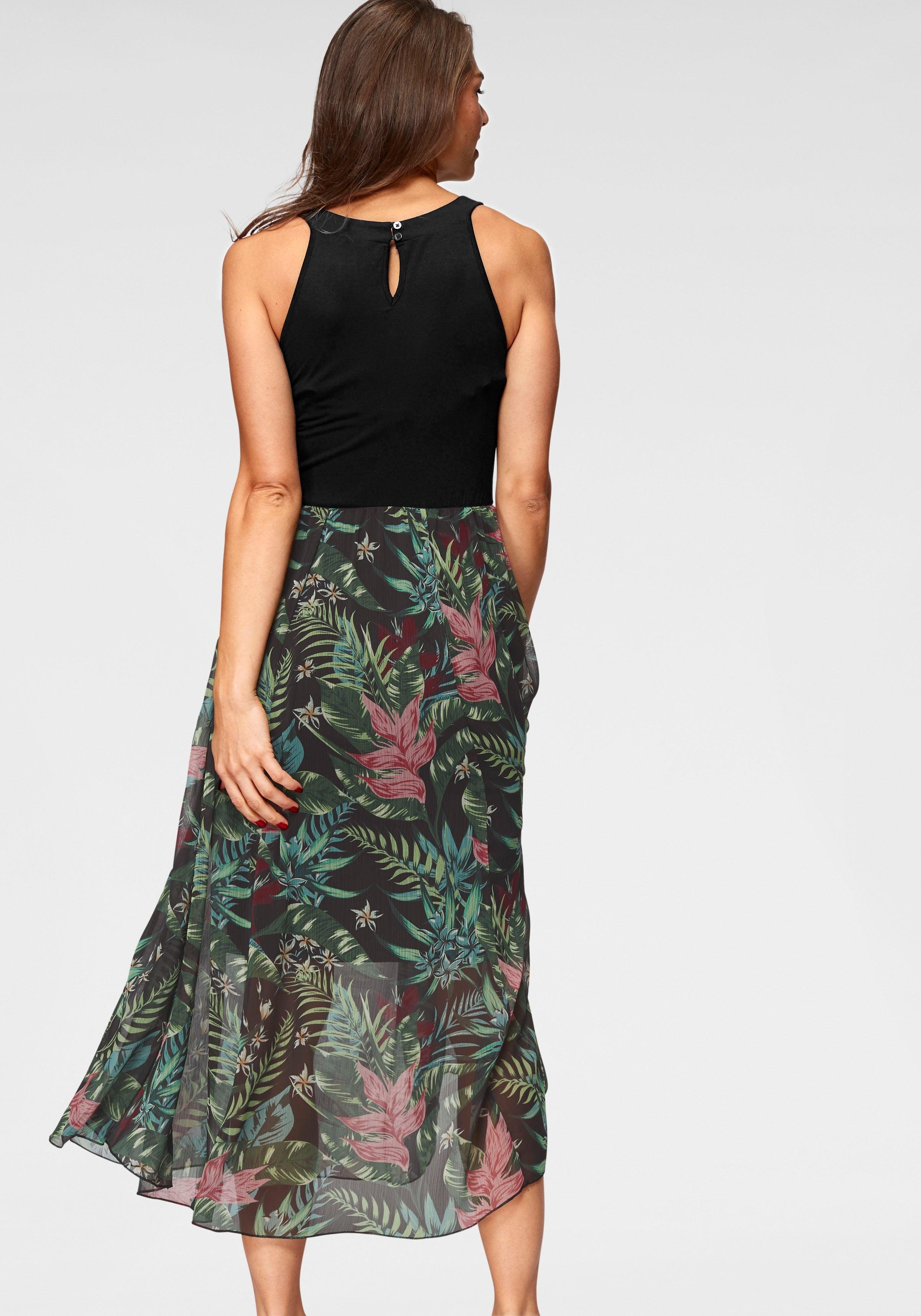 Aniston SELECTED Zomerjurk met veelkleurige rok