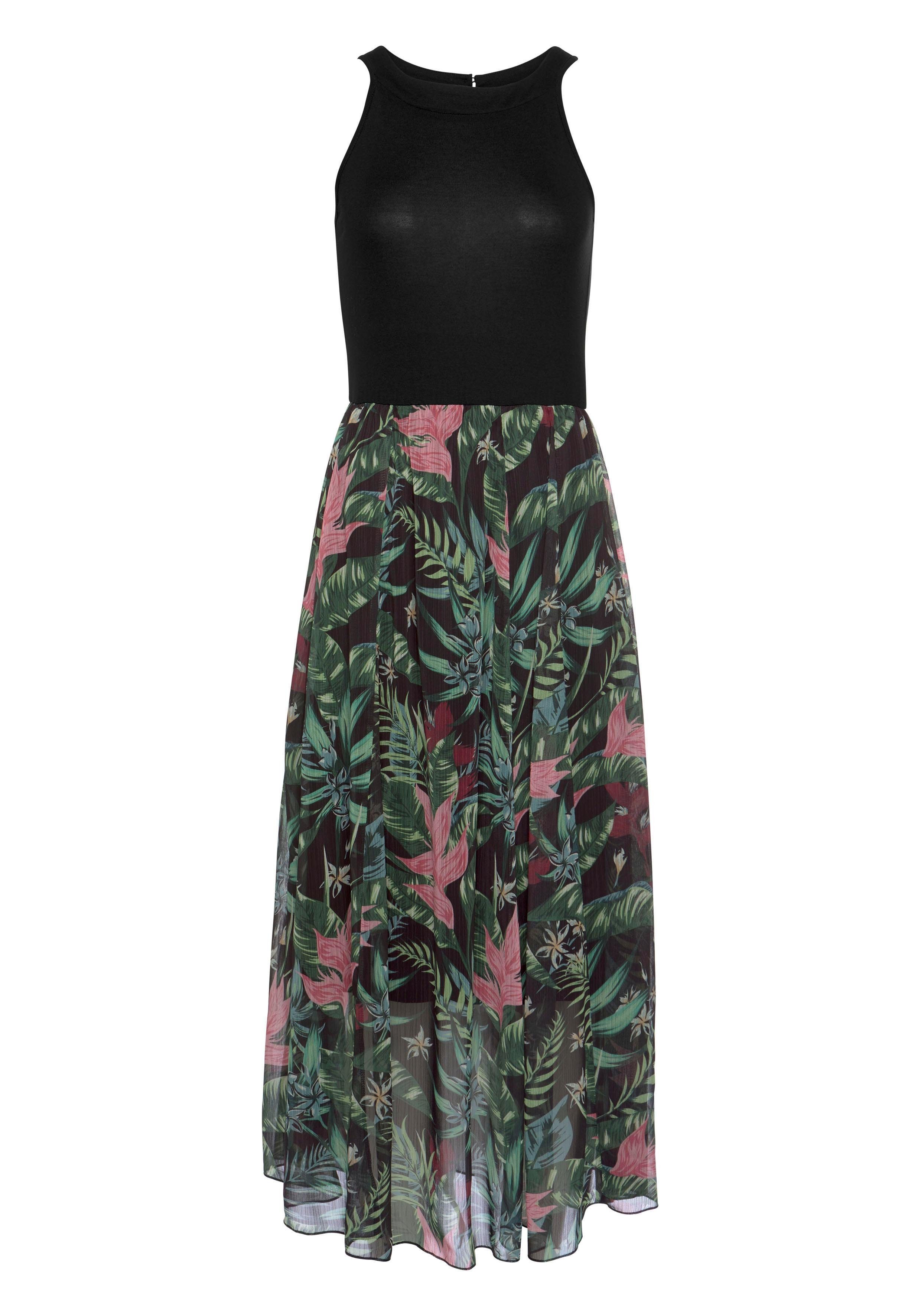Aniston SELECTED Zomerjurk met veelkleurige rok