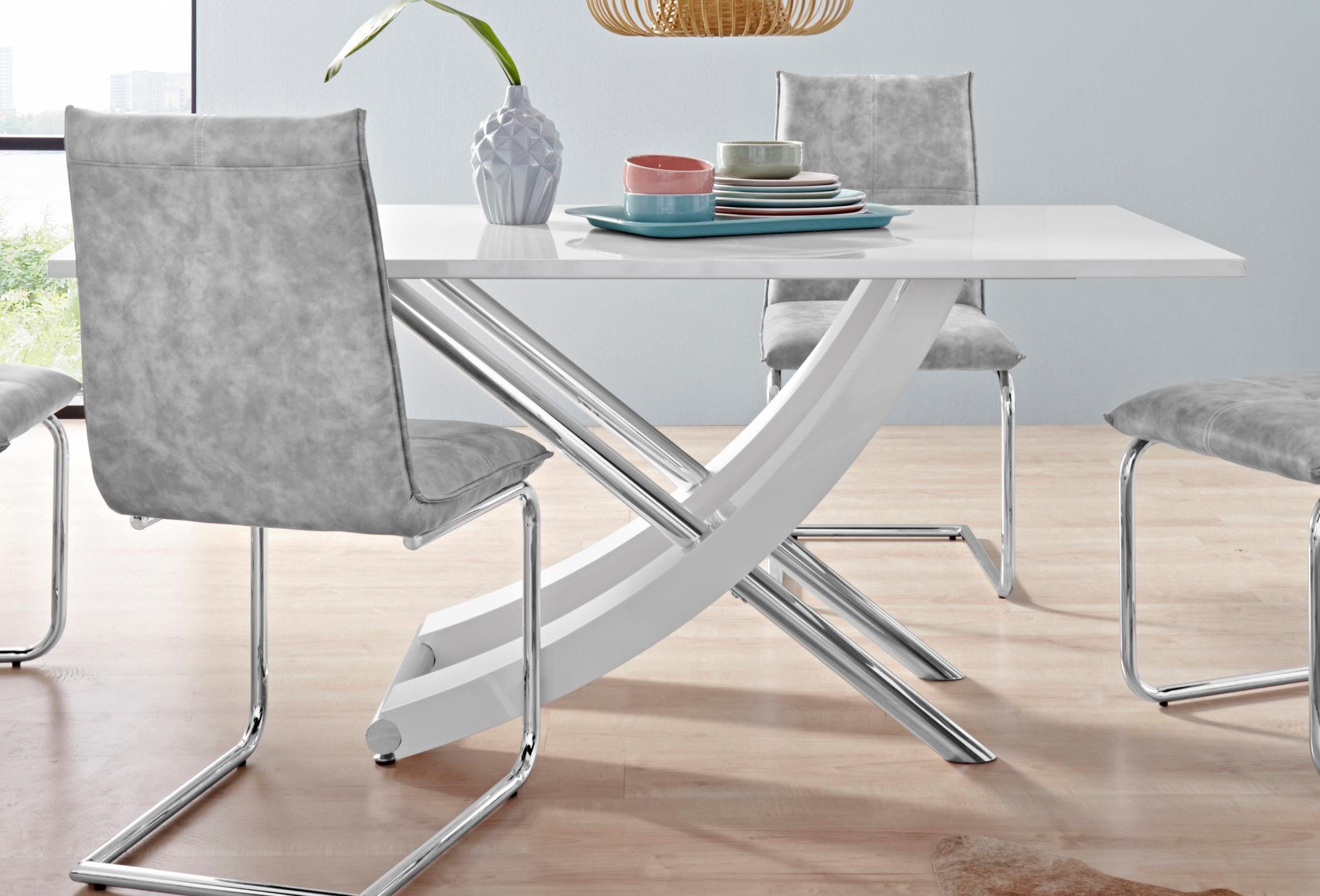 INOSIGN Eettafel Kaleo, TOPSELLER! Breedte 160 cm, modern ontwerp, stabiel, hoogglans